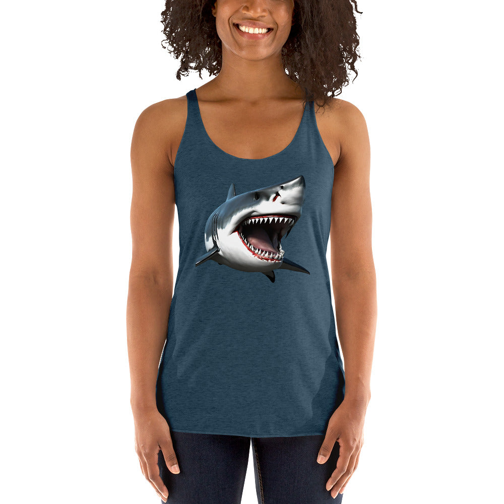 Great White Bite Women's Racerback Tank