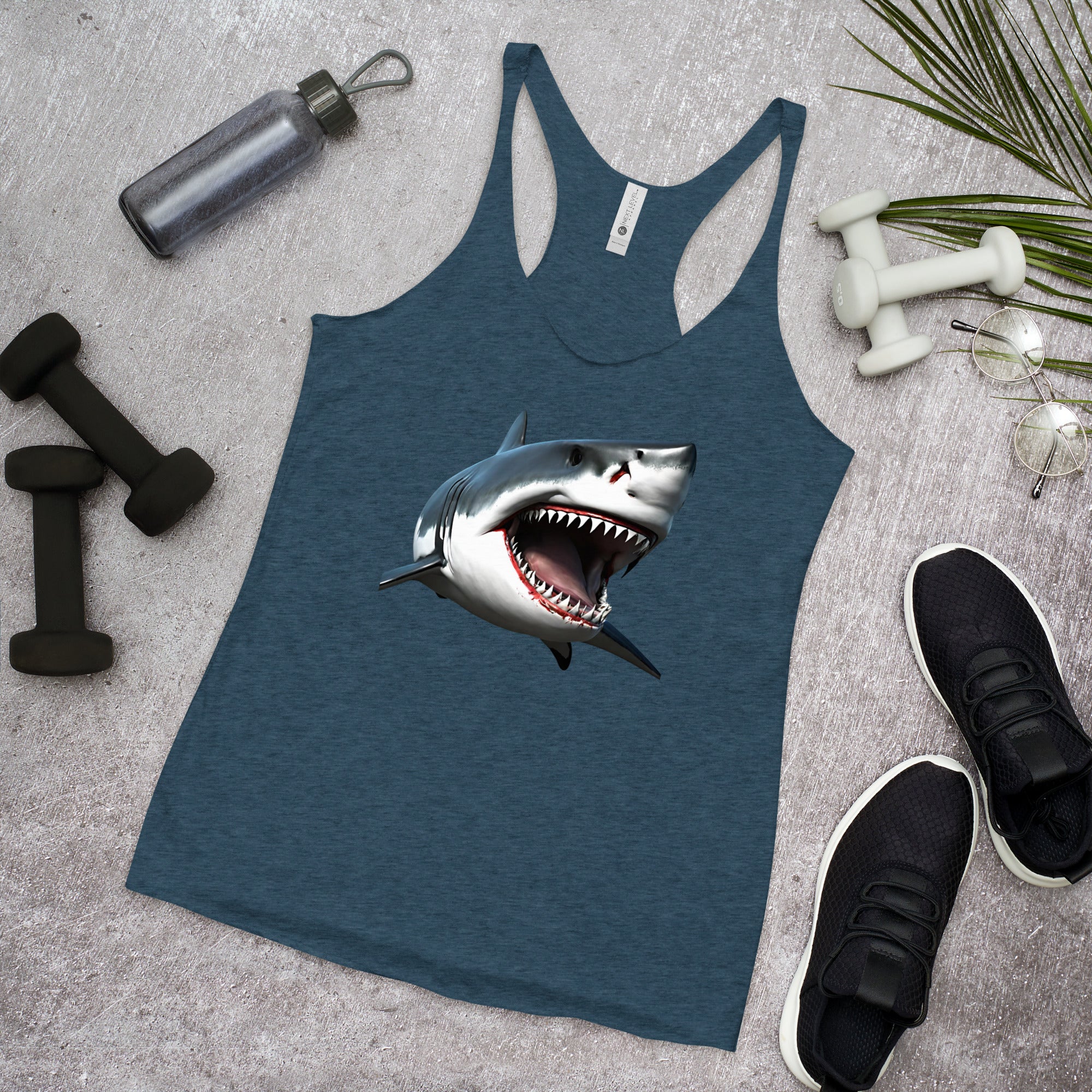 Great White Bite Women's Racerback Tank