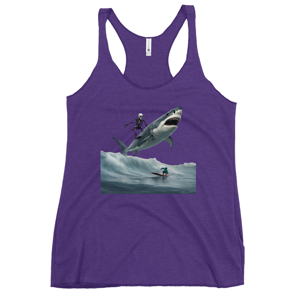 Shark Shredder Women's Racerback Tank