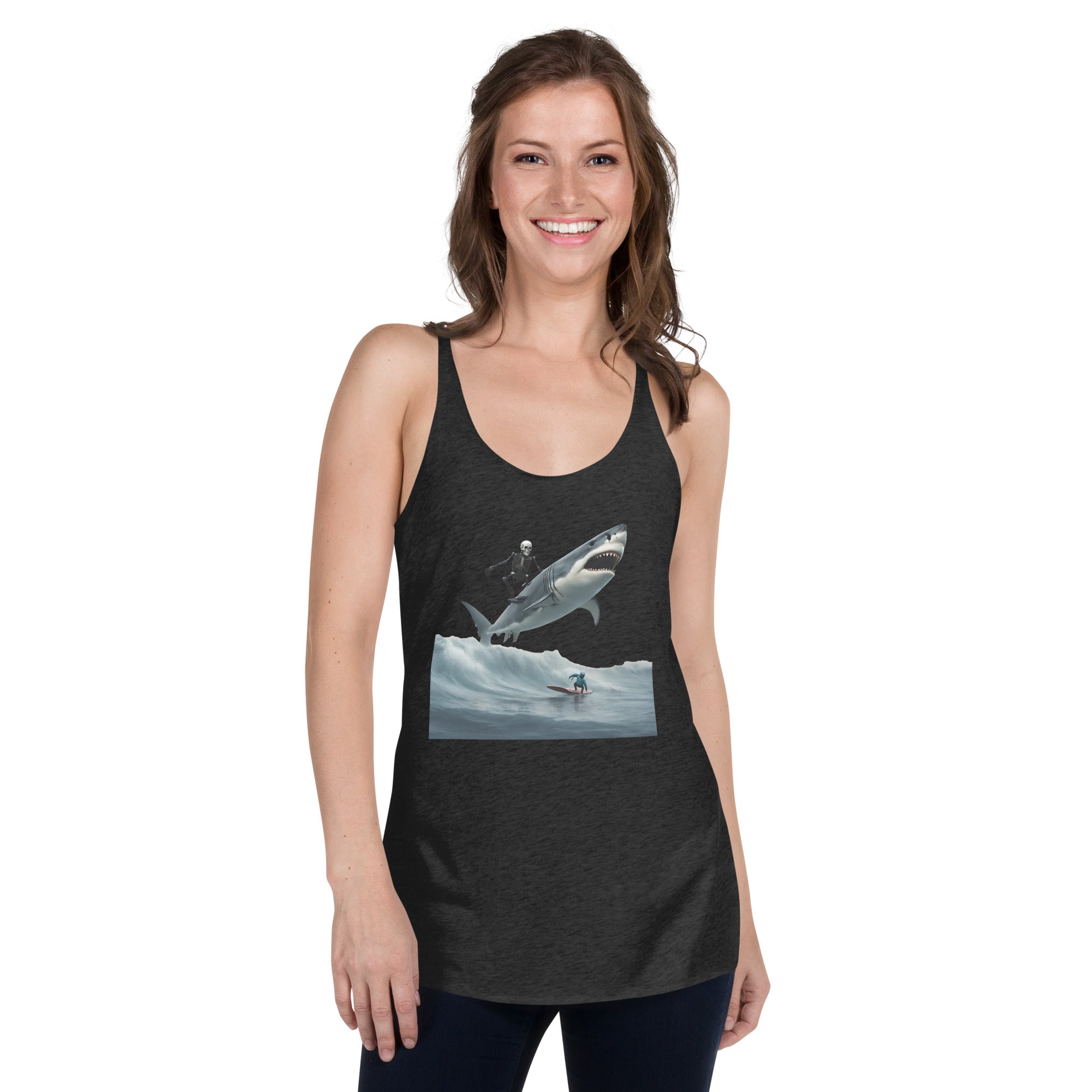 Shark Shredder Women's Racerback Tank