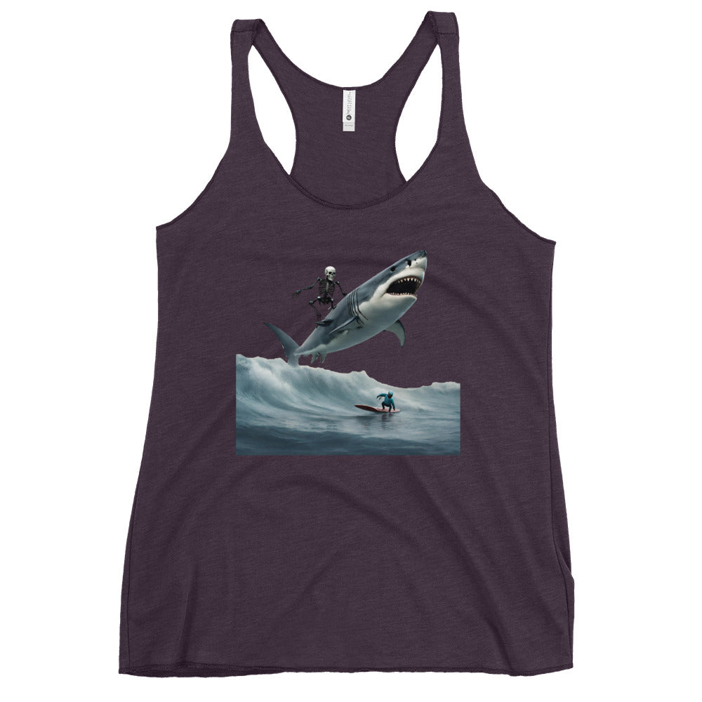 Shark Shredder Women's Racerback Tank