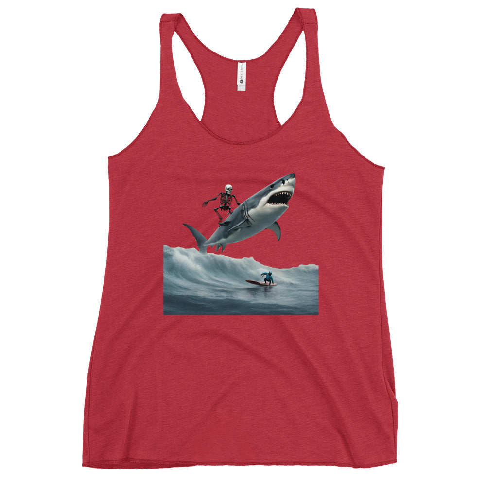 Shark Shredder Women's Racerback Tank