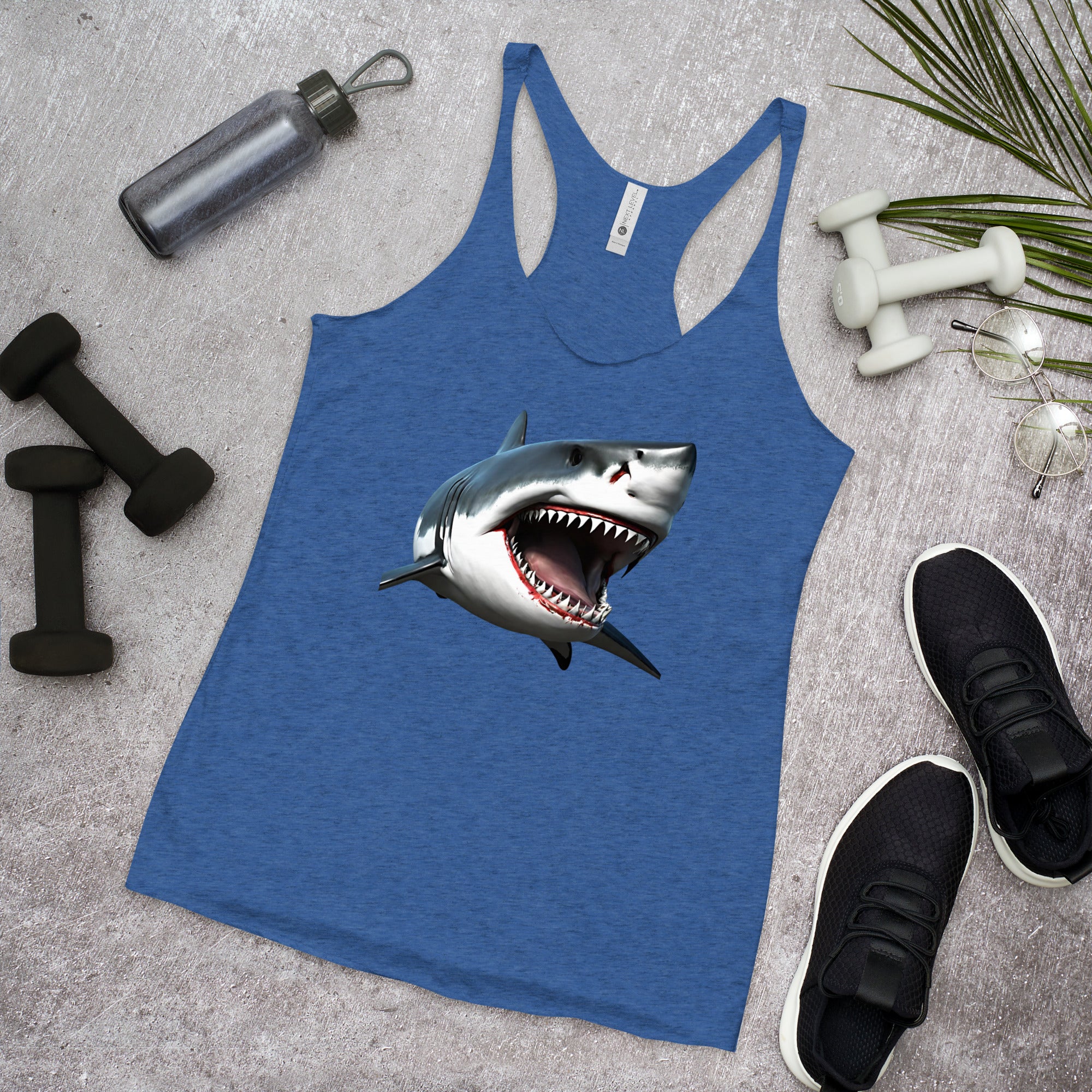 Great White Bite Women's Racerback Tank