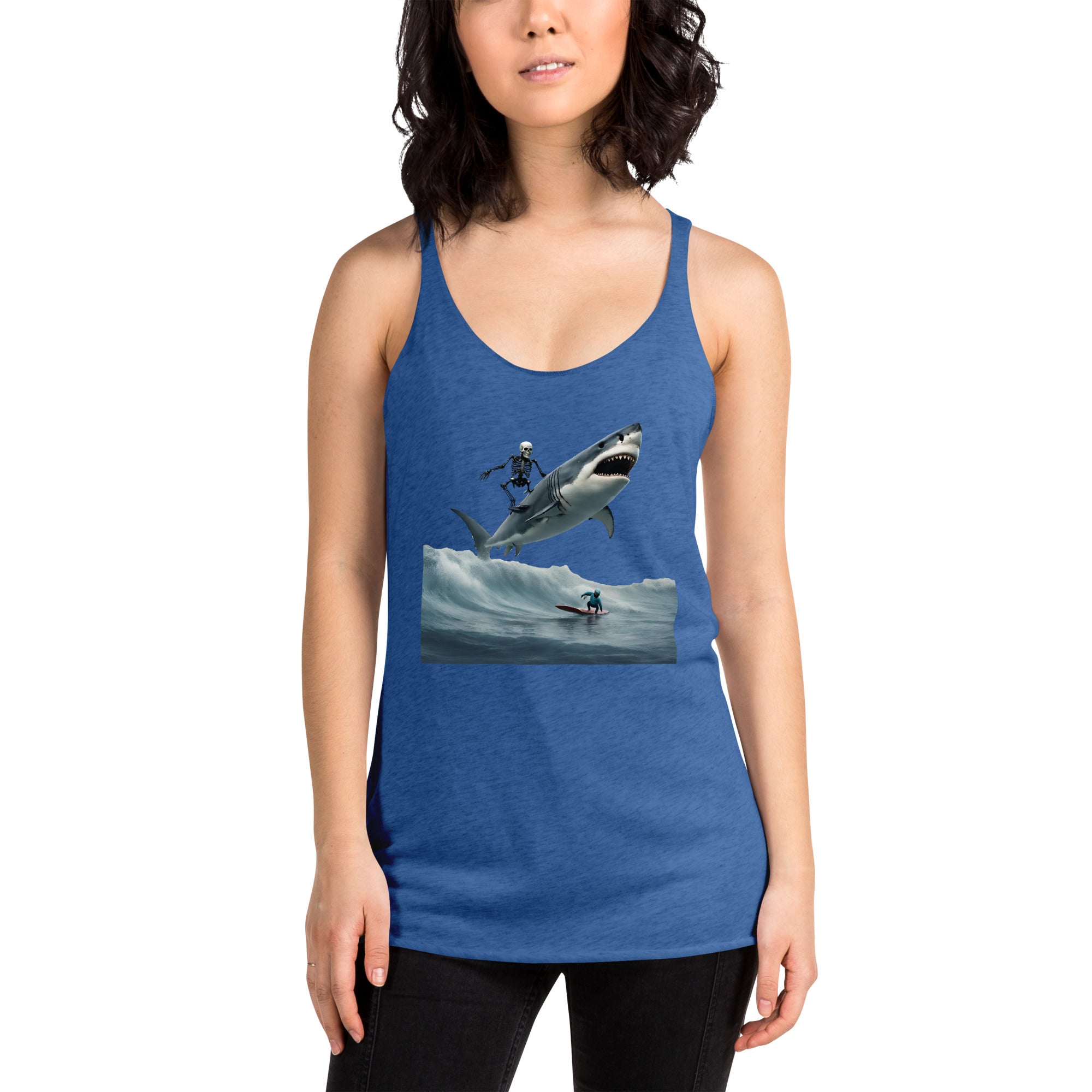 Shark Shredder Women's Racerback Tank