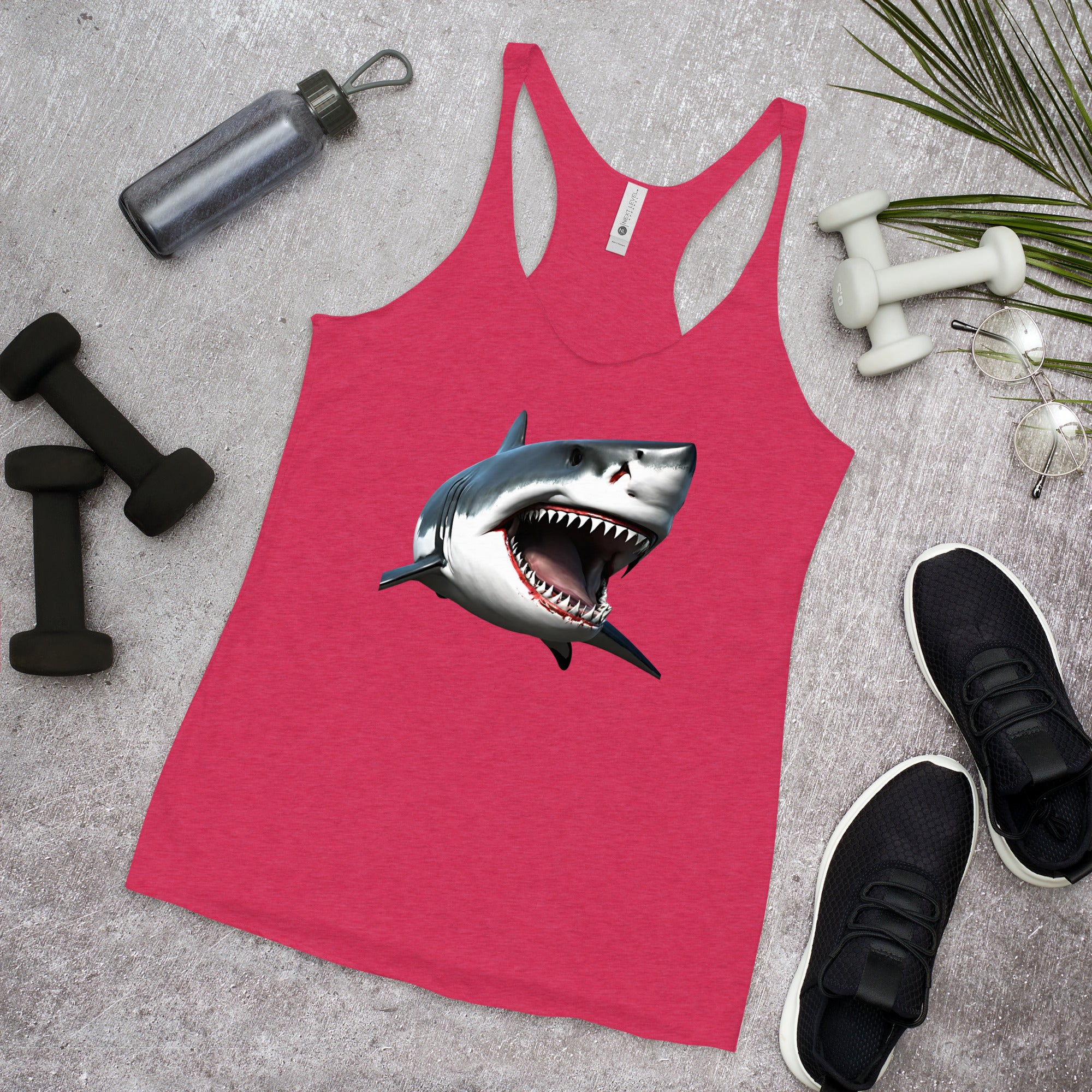 Great White Bite Women's Racerback Tank