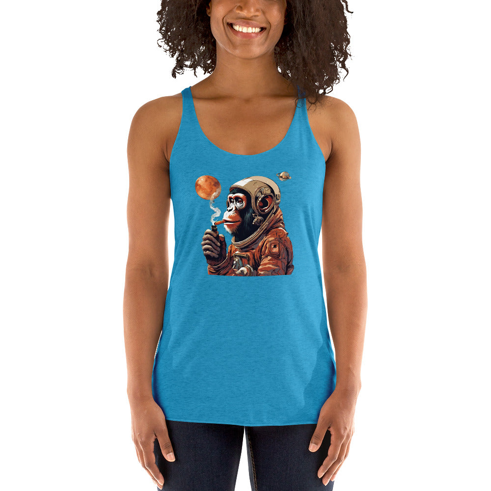 Ape Astronaut Women's Racerback Tank