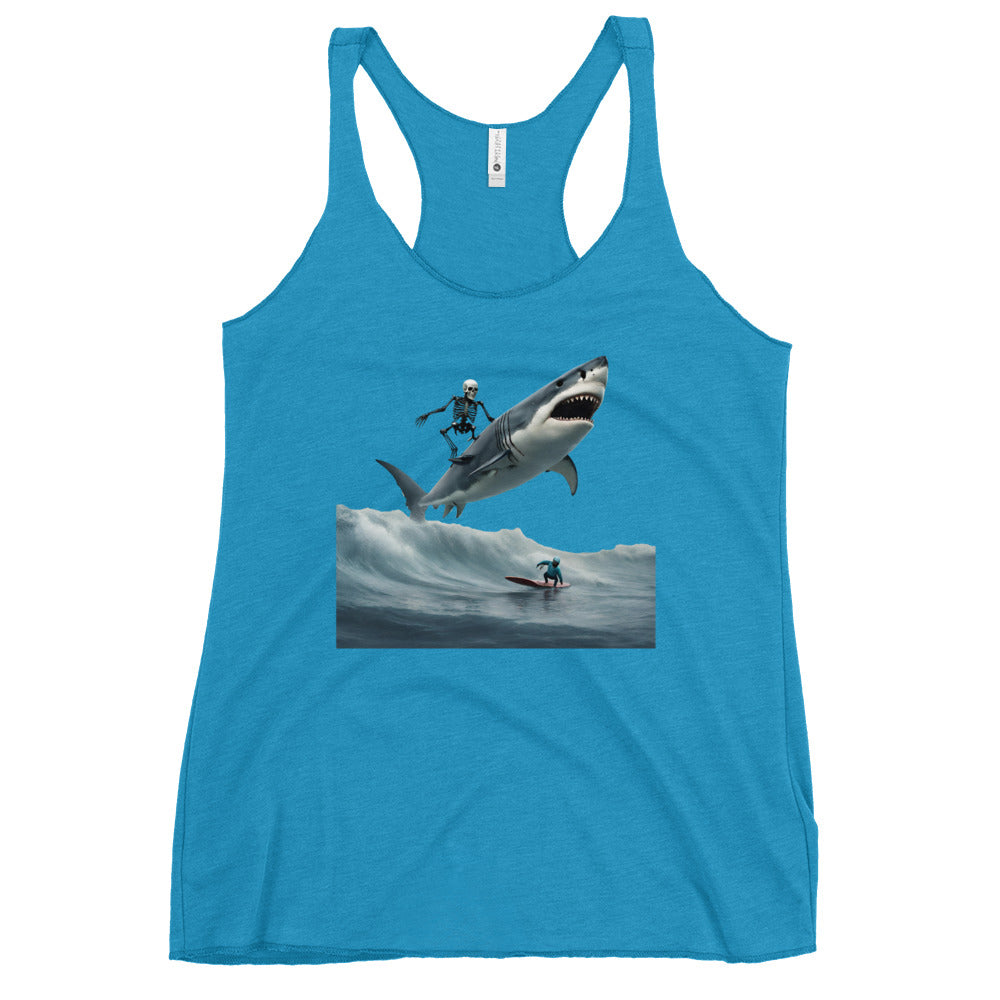 Shark Shredder Women's Racerback Tank