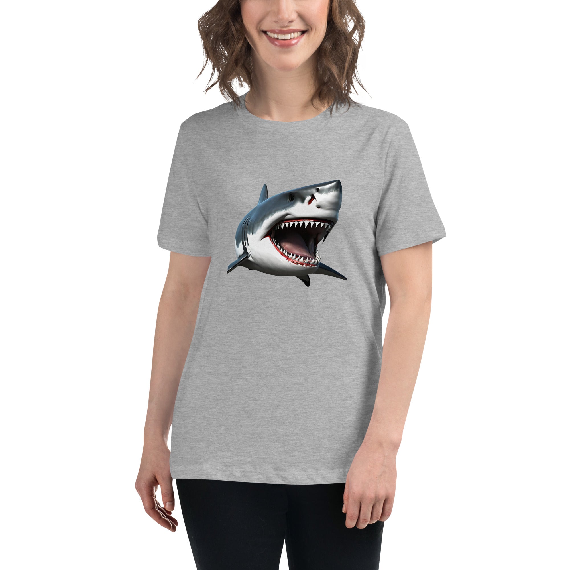 Great White Bite Women's Relaxed T-Shirt