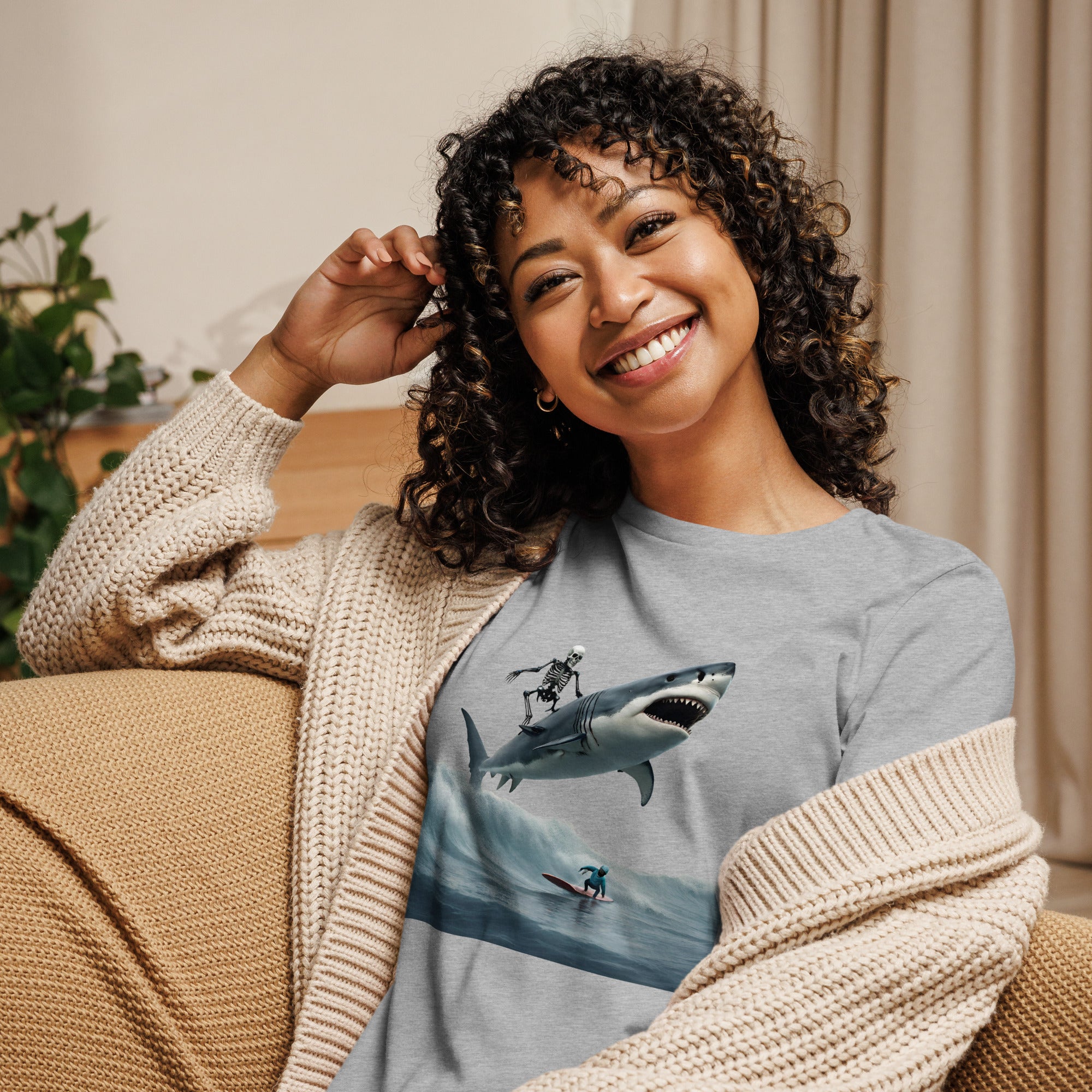 Shark Shredder Women's Relaxed T-Shirt