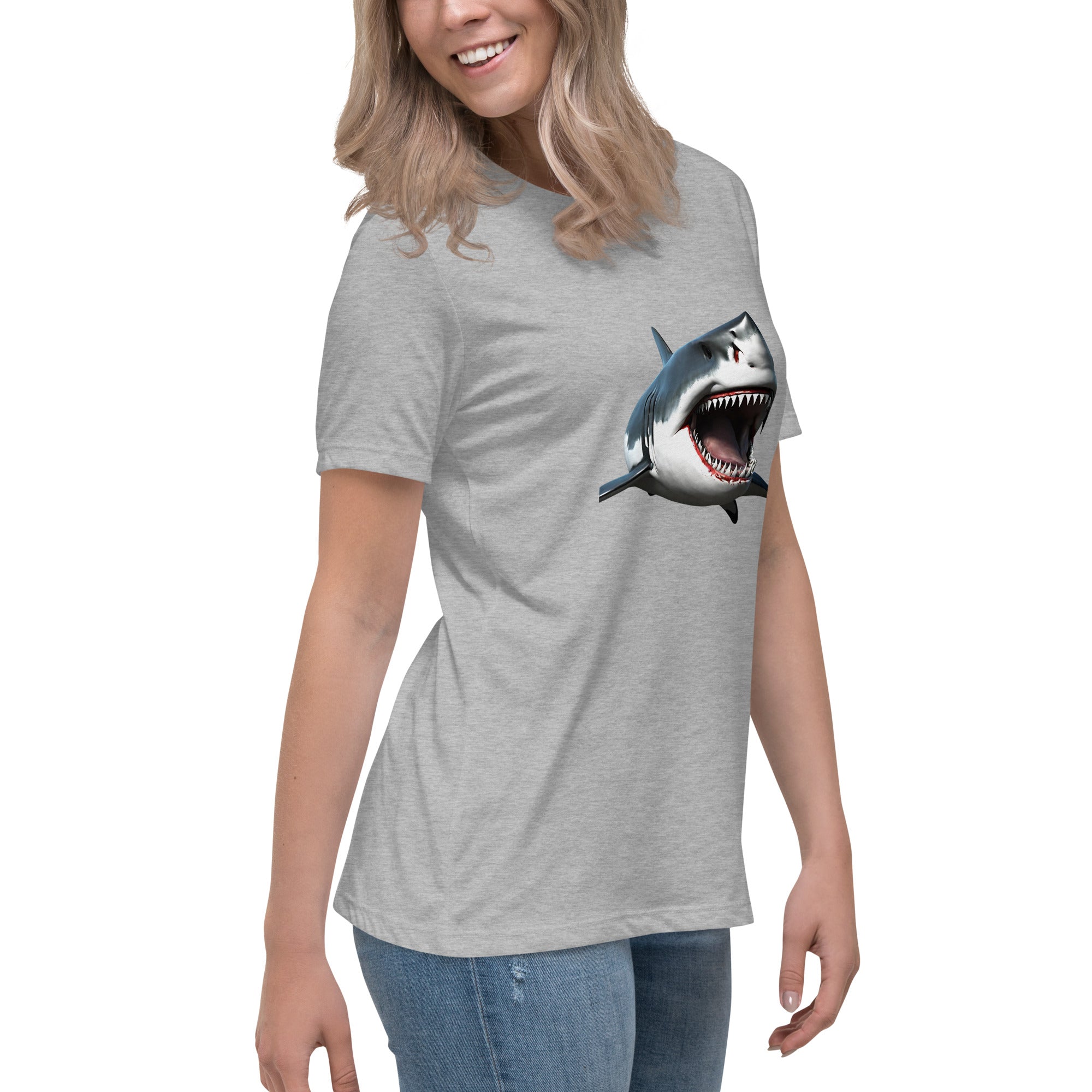 Great White Bite Women's Relaxed T-Shirt