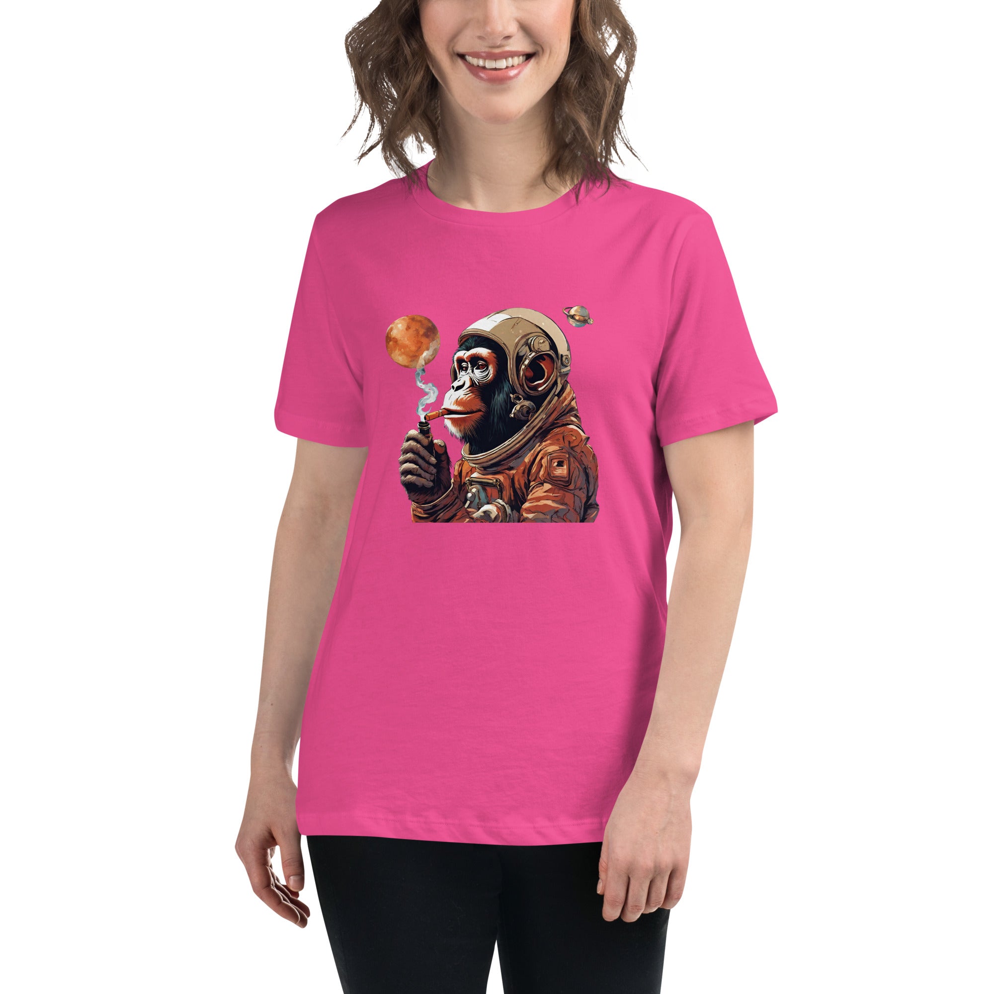 Ape Astronaut Women's Relaxed T-Shirt