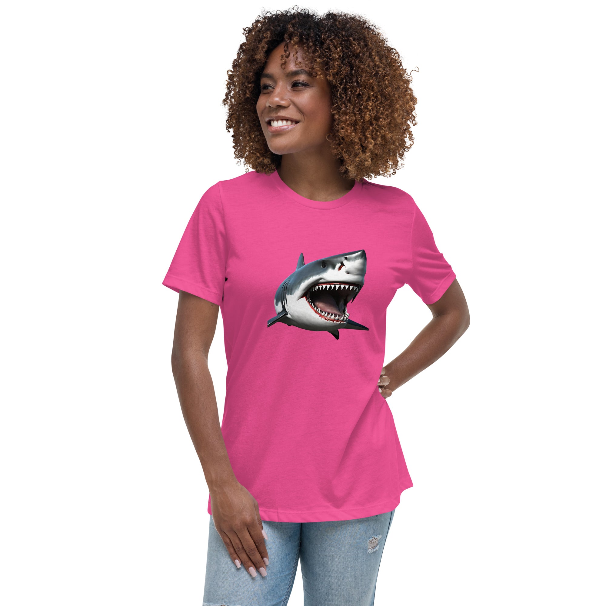 Great White Bite Women's Relaxed T-Shirt