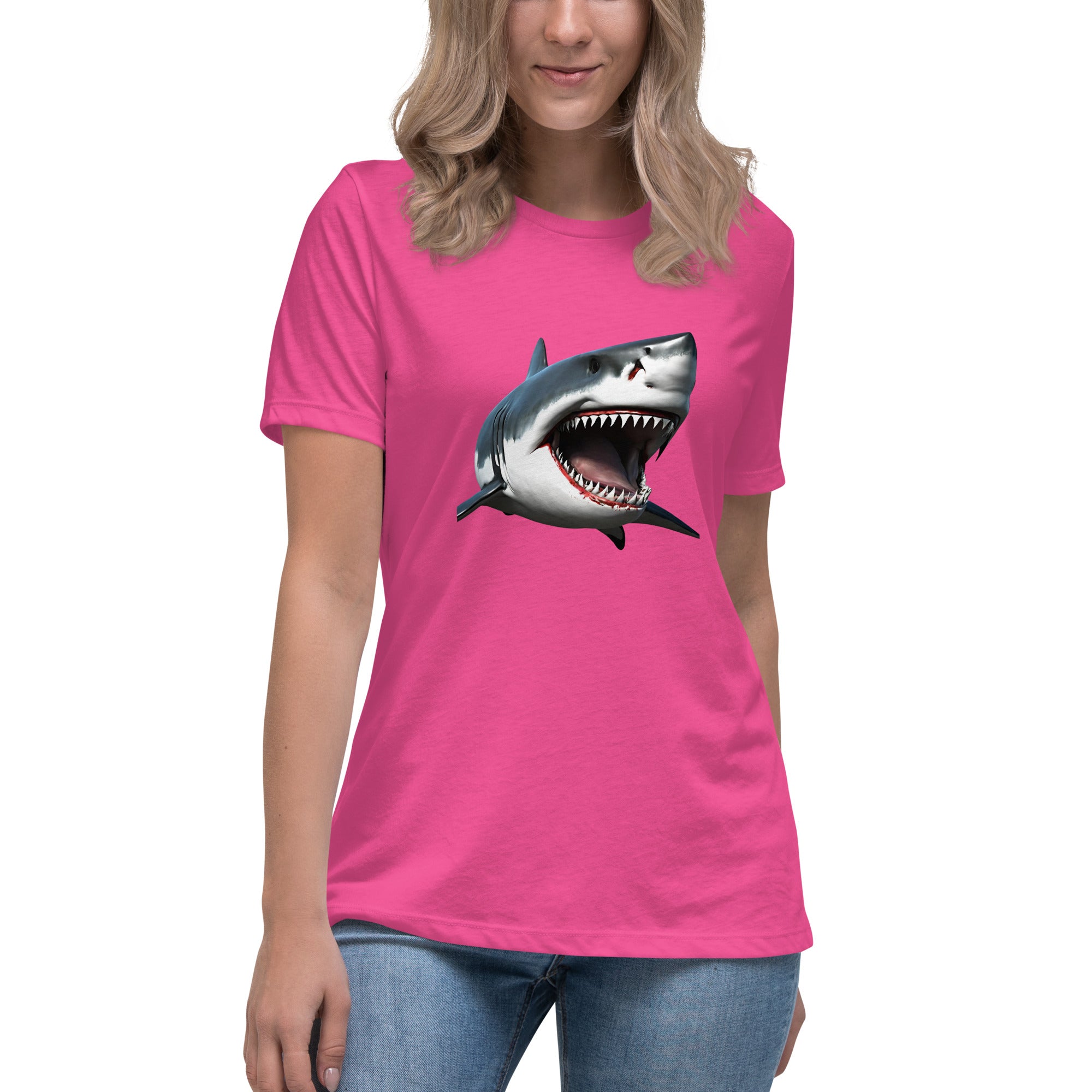 Great White Bite Women's Relaxed T-Shirt