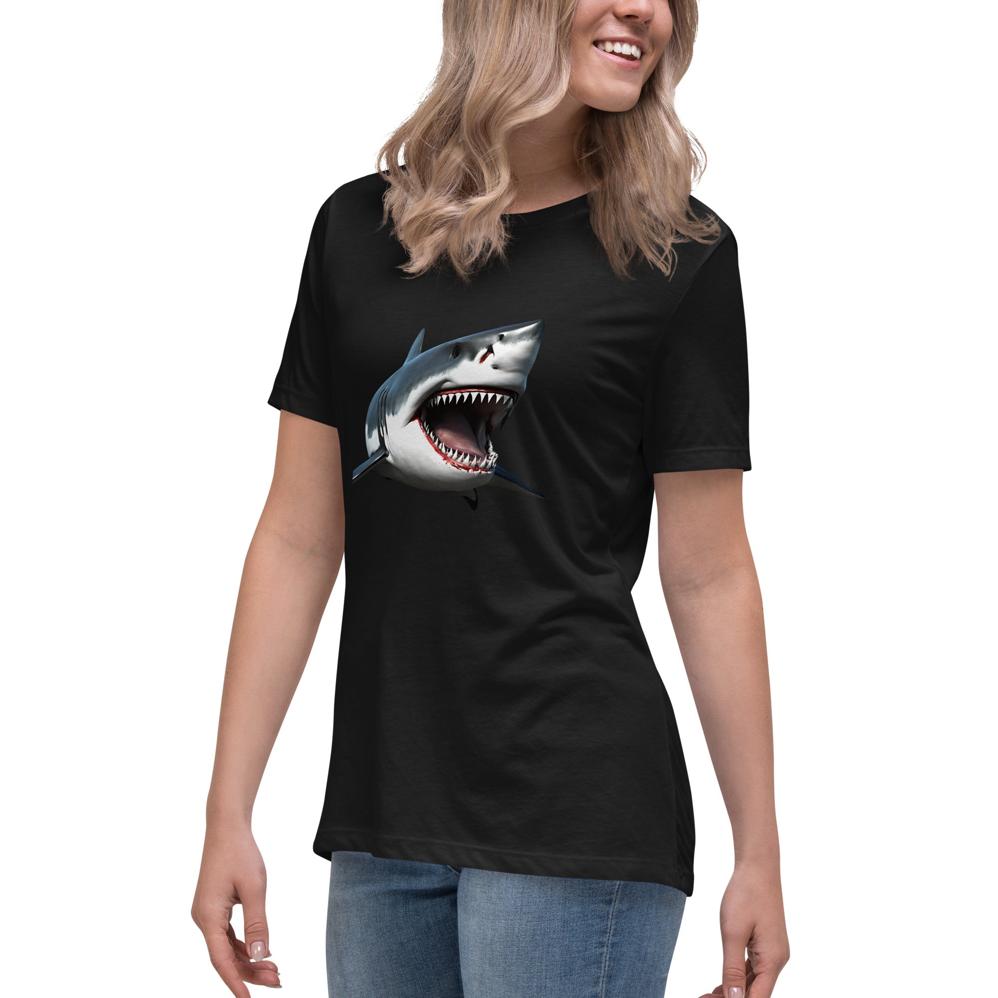 Great White Bite Women's Relaxed T-Shirt