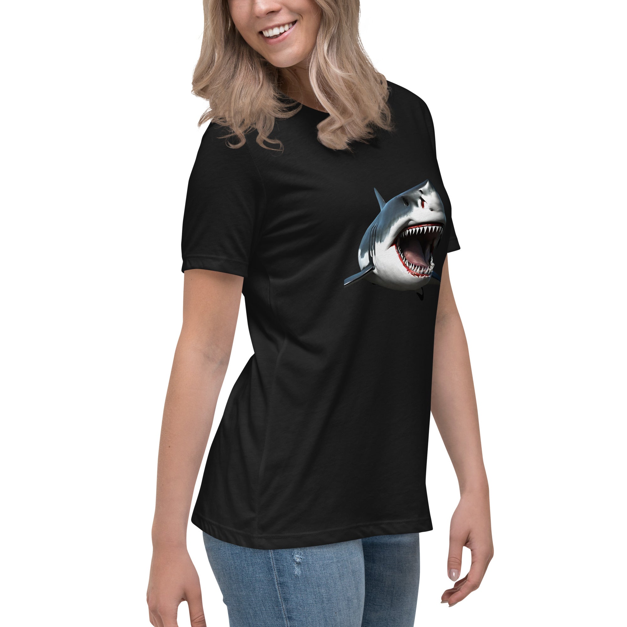 Great White Bite Women's Relaxed T-Shirt