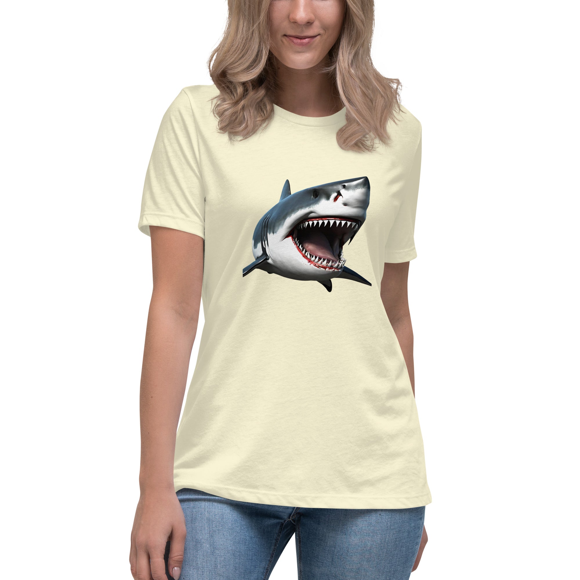 Great White Bite Women's Relaxed T-Shirt