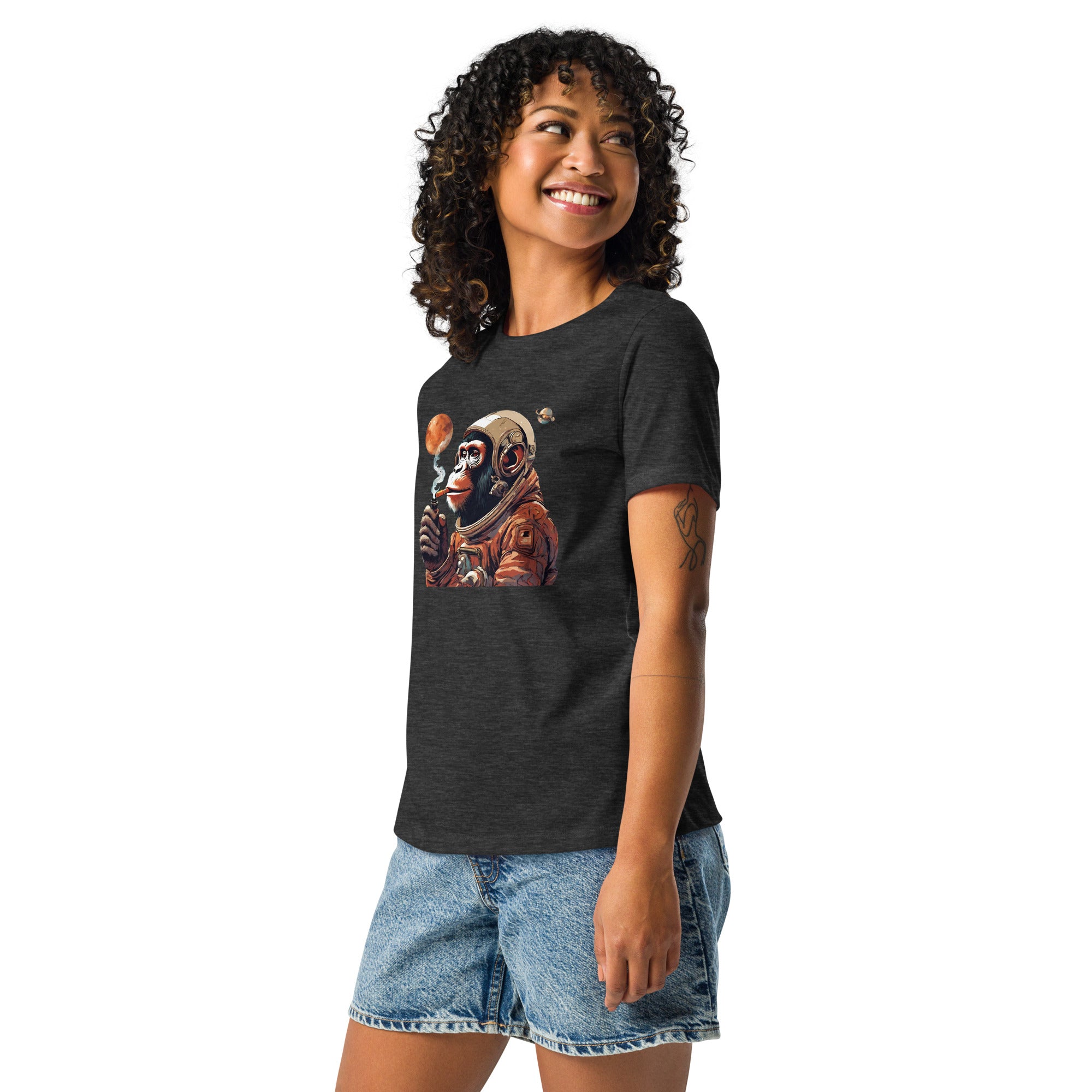 Ape Astronaut Women's Relaxed T-Shirt