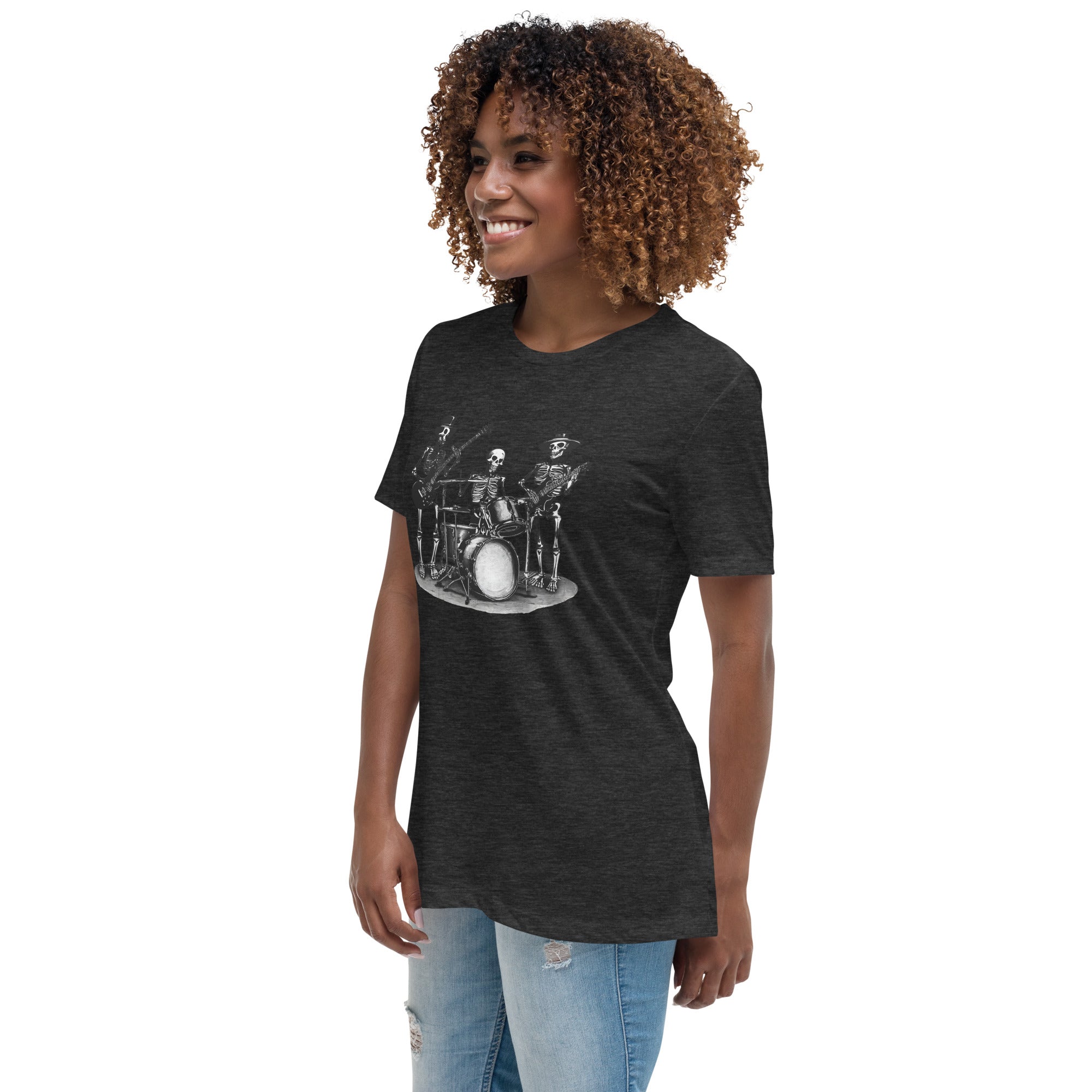 Skeleton Band Women's Relaxed T-Shirt