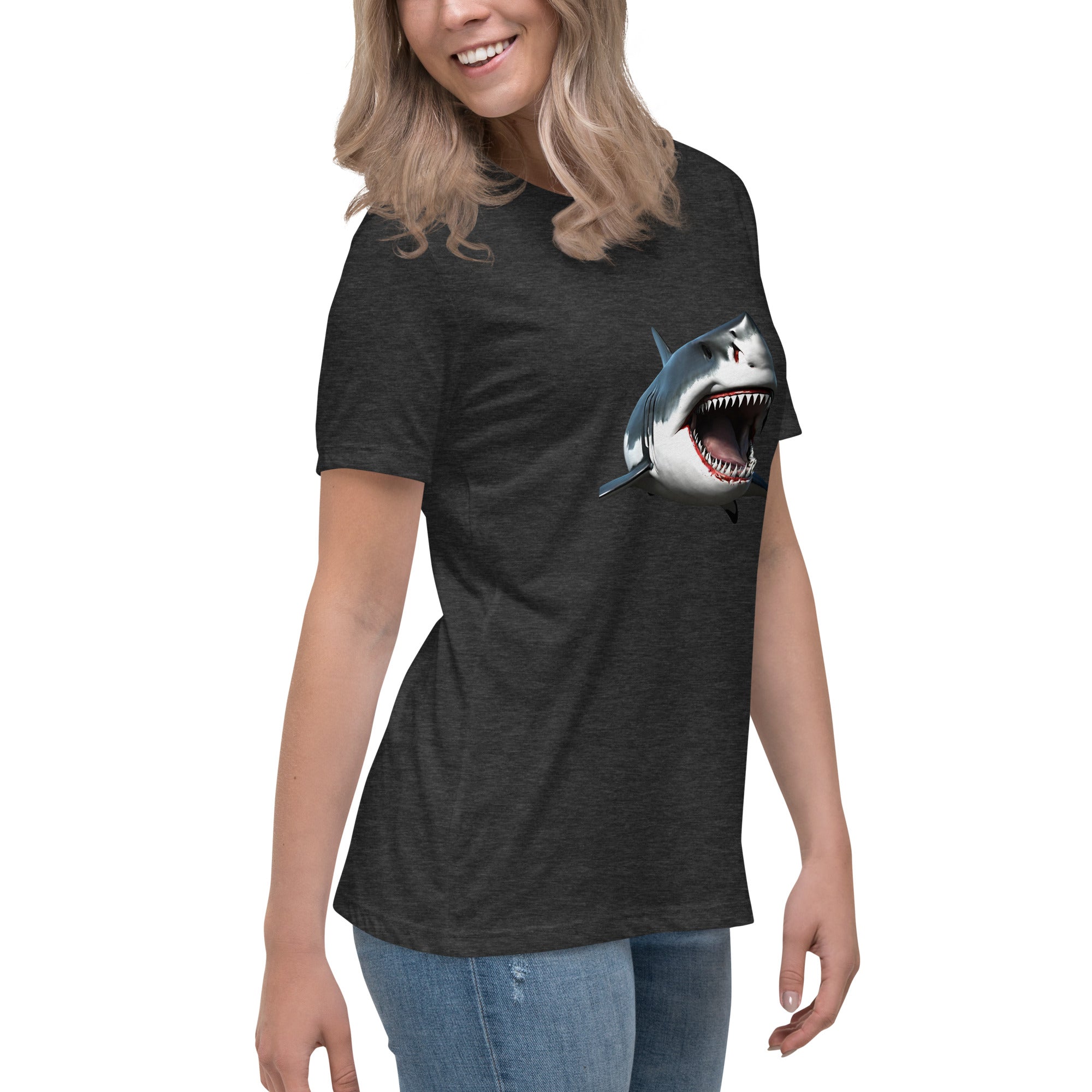 Great White Bite Women's Relaxed T-Shirt