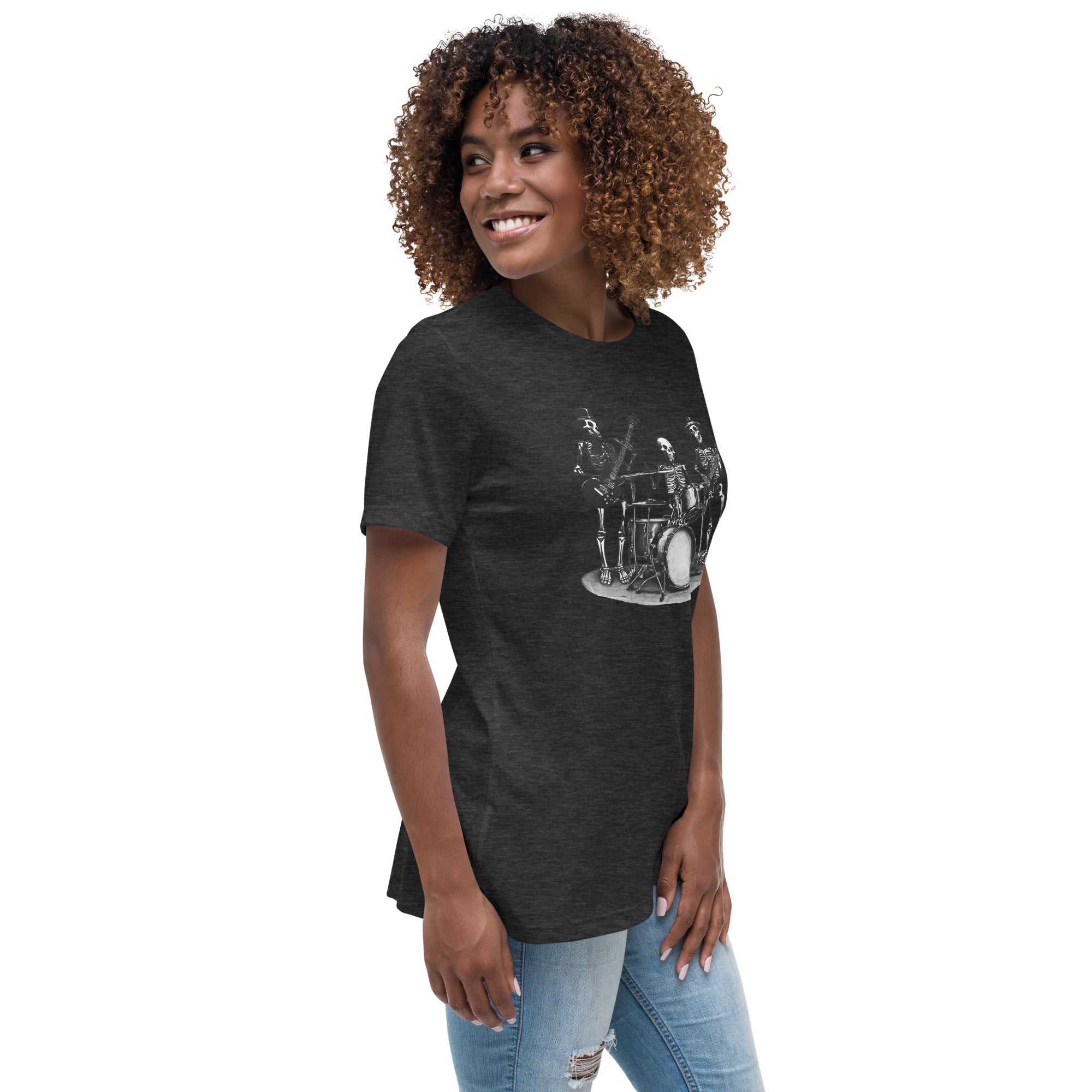 Skeleton Band Women's Relaxed T-Shirt