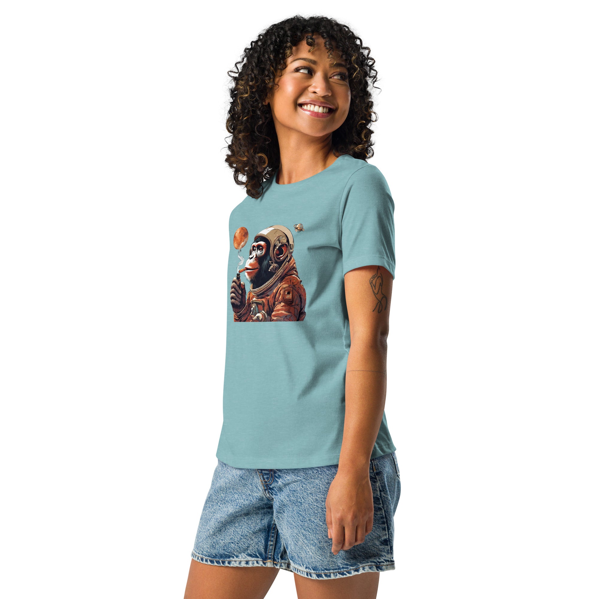 Ape Astronaut Women's Relaxed T-Shirt