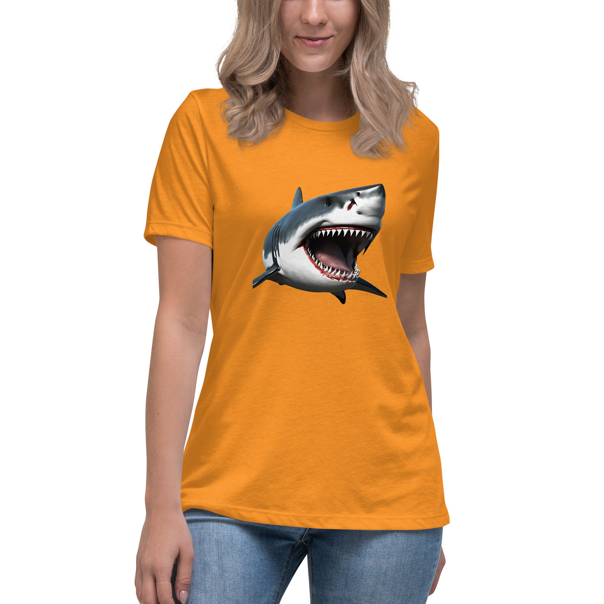 Great White Bite Women's Relaxed T-Shirt