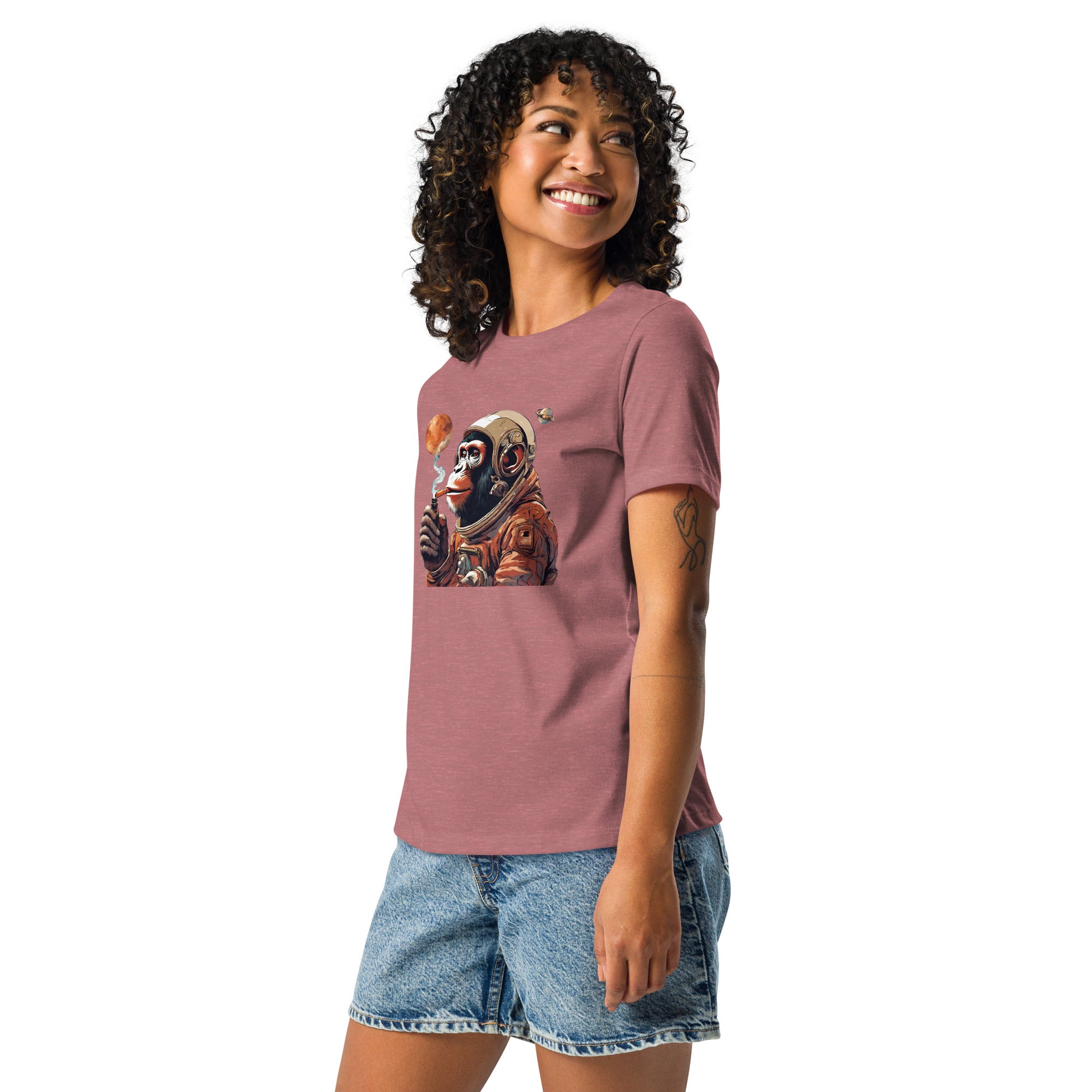 Ape Astronaut Women's Relaxed T-Shirt