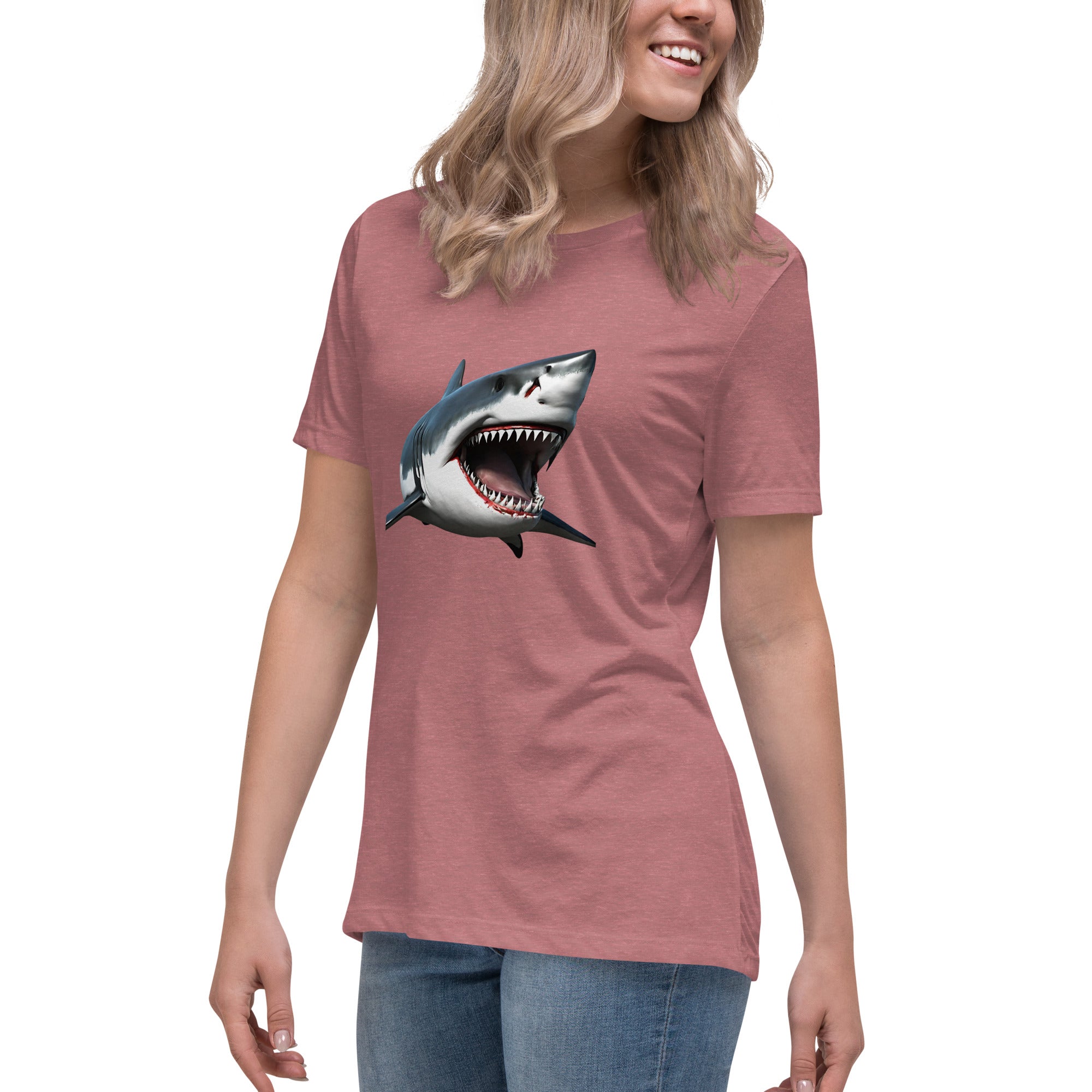 Great White Bite Women's Relaxed T-Shirt