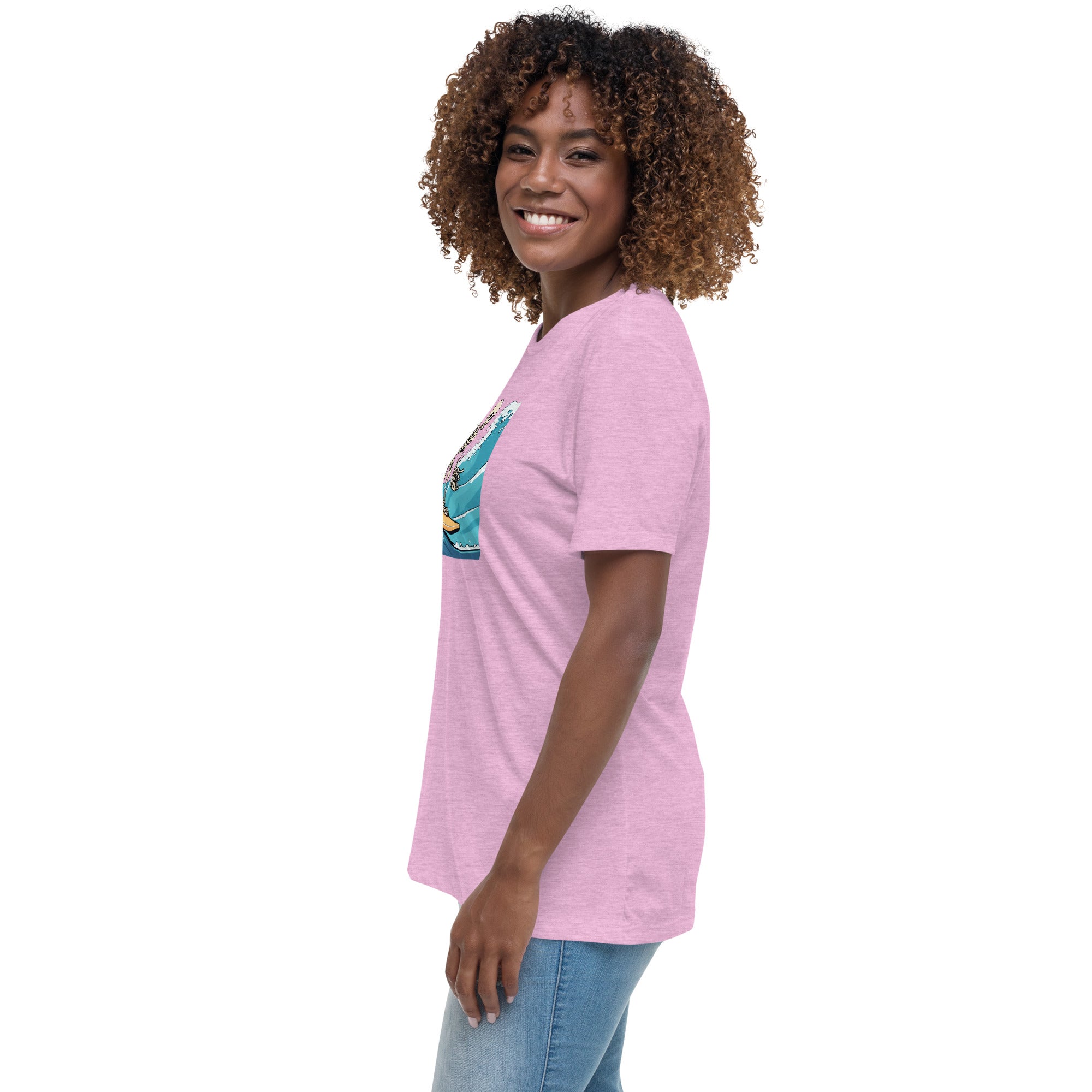 Surfing Skeleton Women's Relaxed T-Shirt