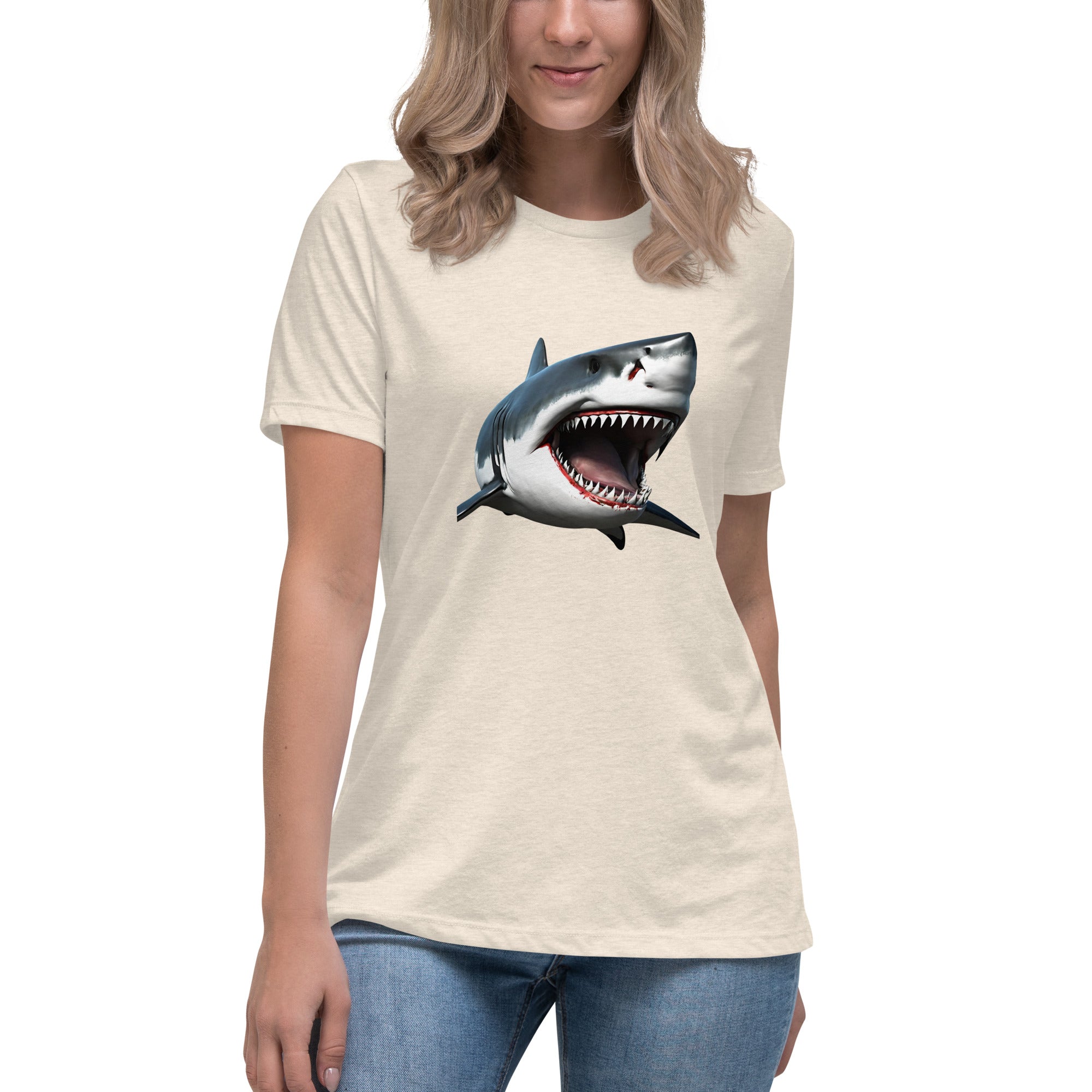 Great White Bite Women's Relaxed T-Shirt