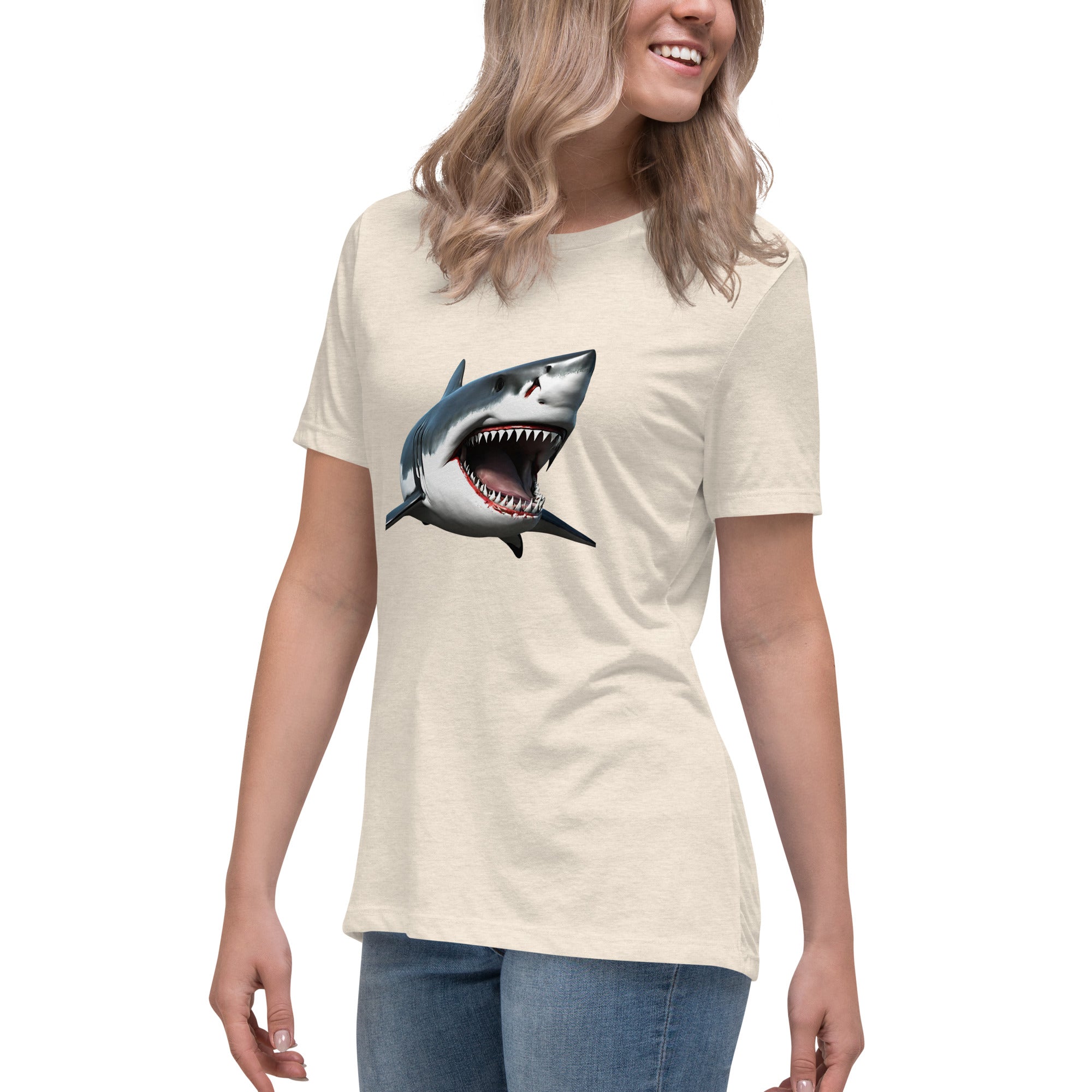 Great White Bite Women's Relaxed T-Shirt