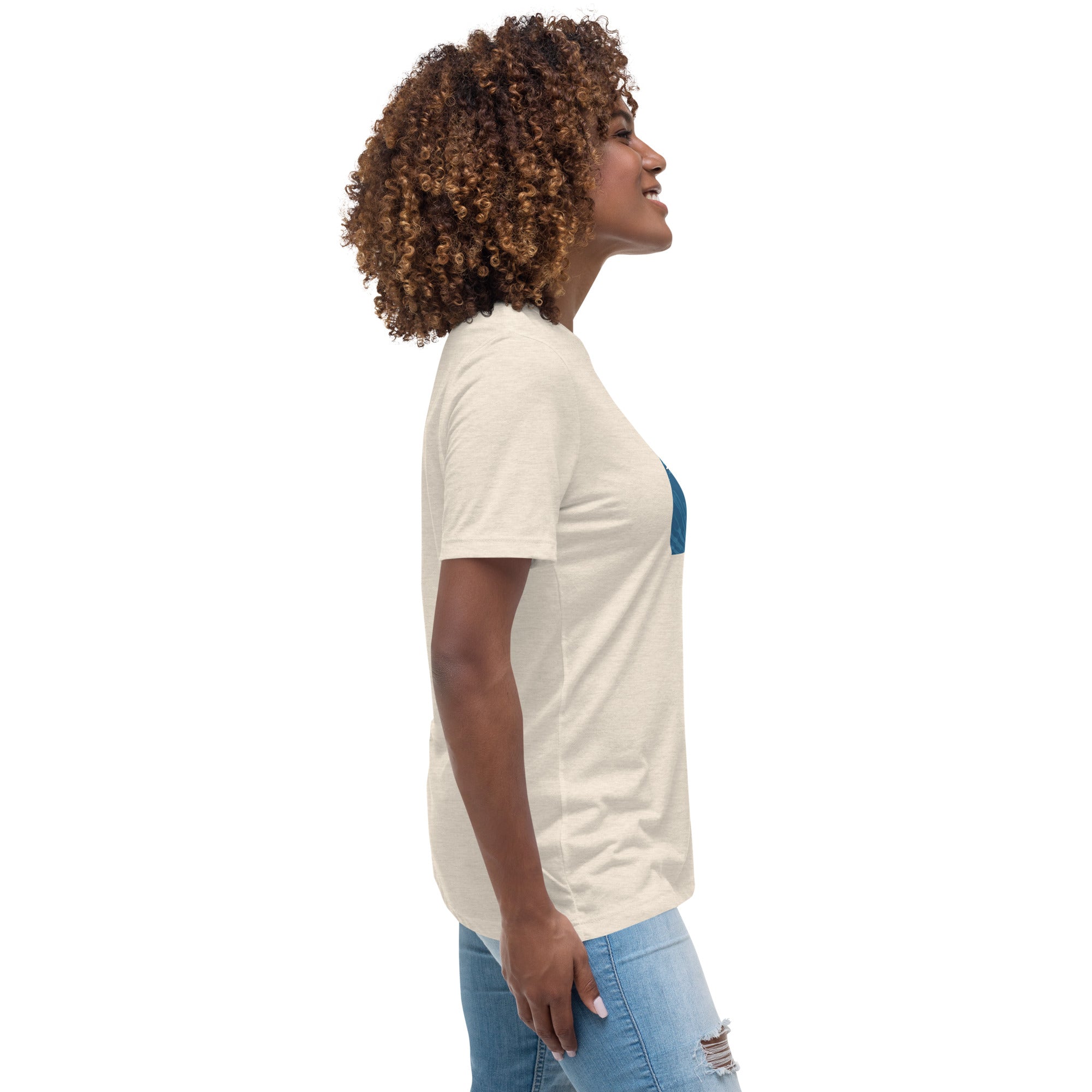 Surfing Skeleton Women's Relaxed T-Shirt