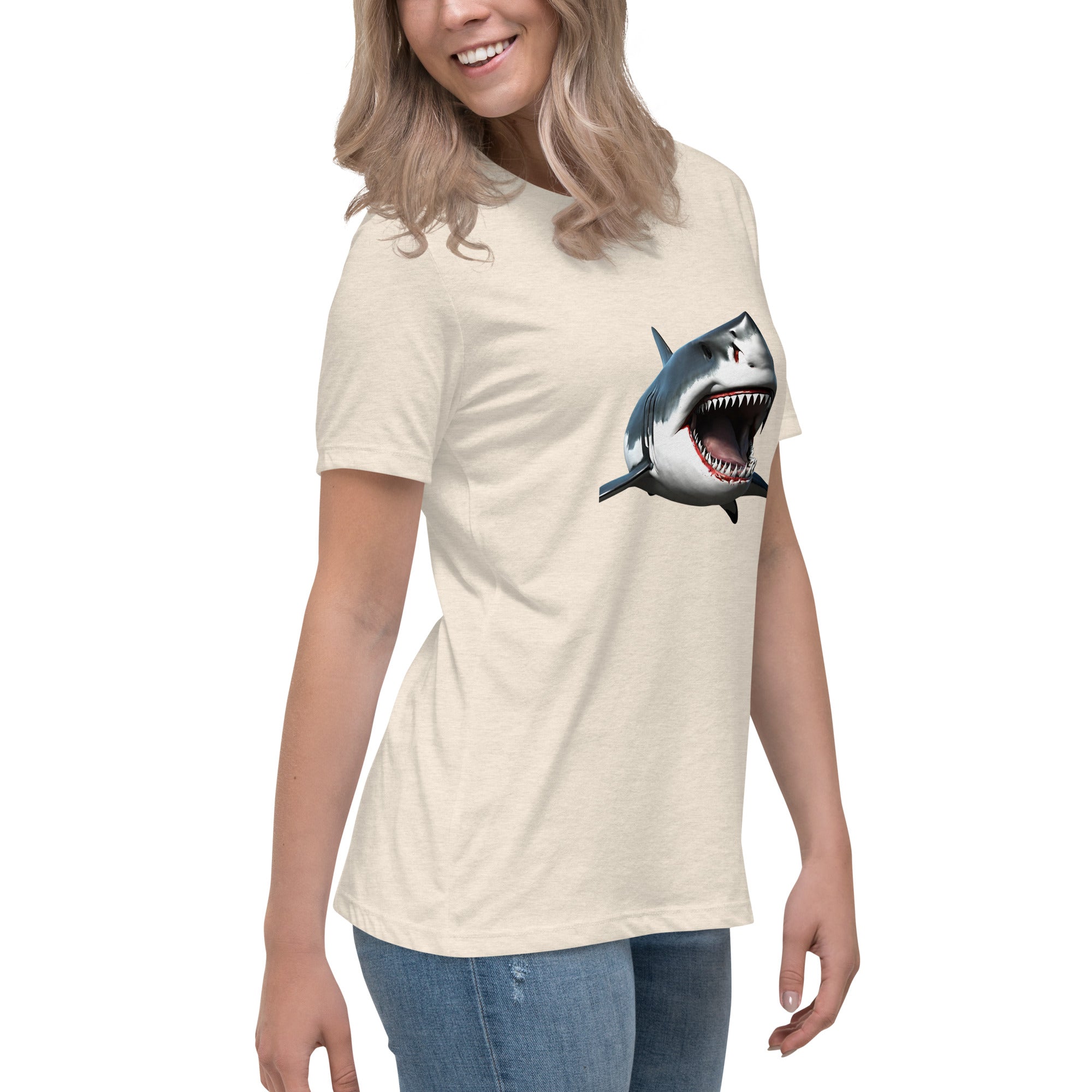 Great White Bite Women's Relaxed T-Shirt