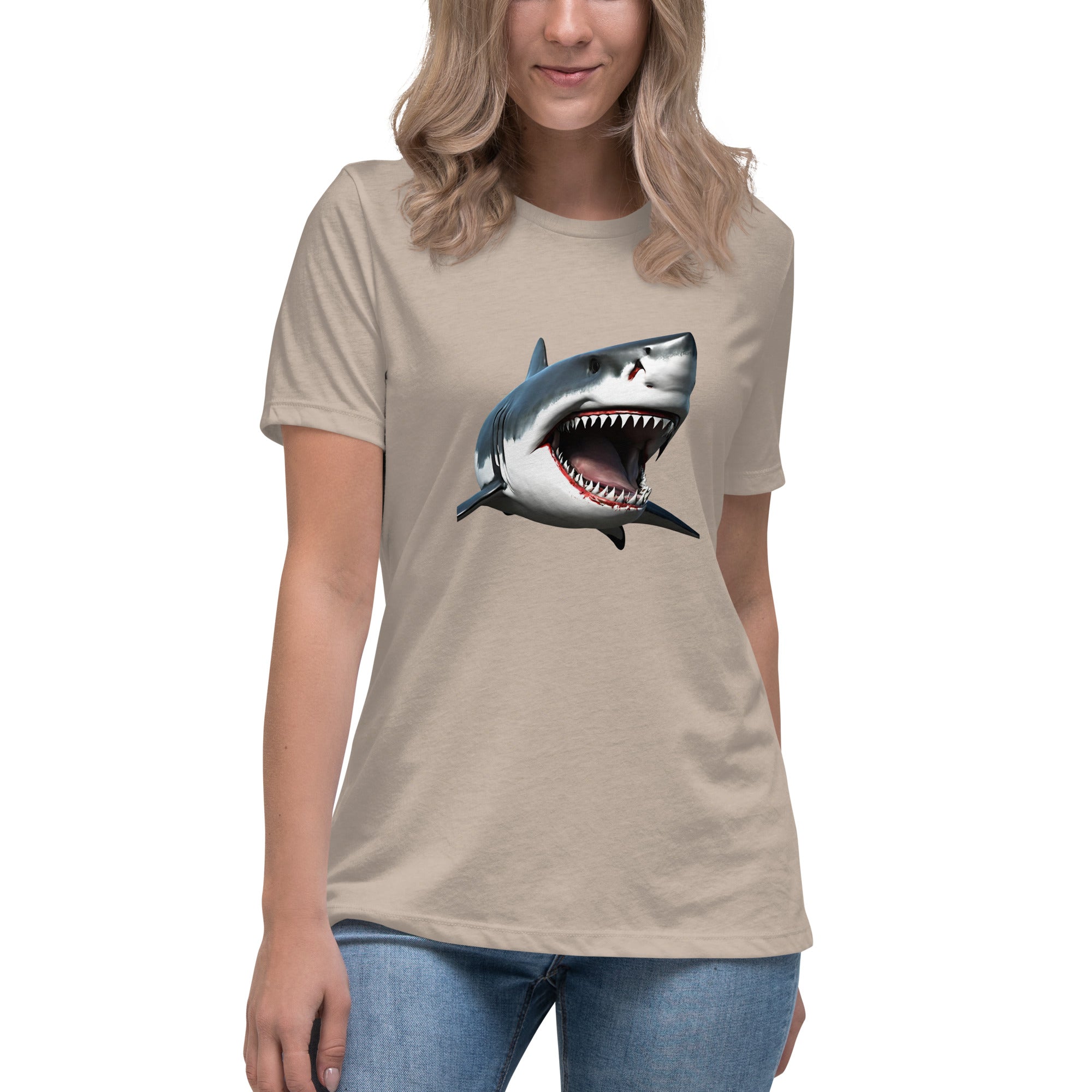 Great White Bite Women's Relaxed T-Shirt