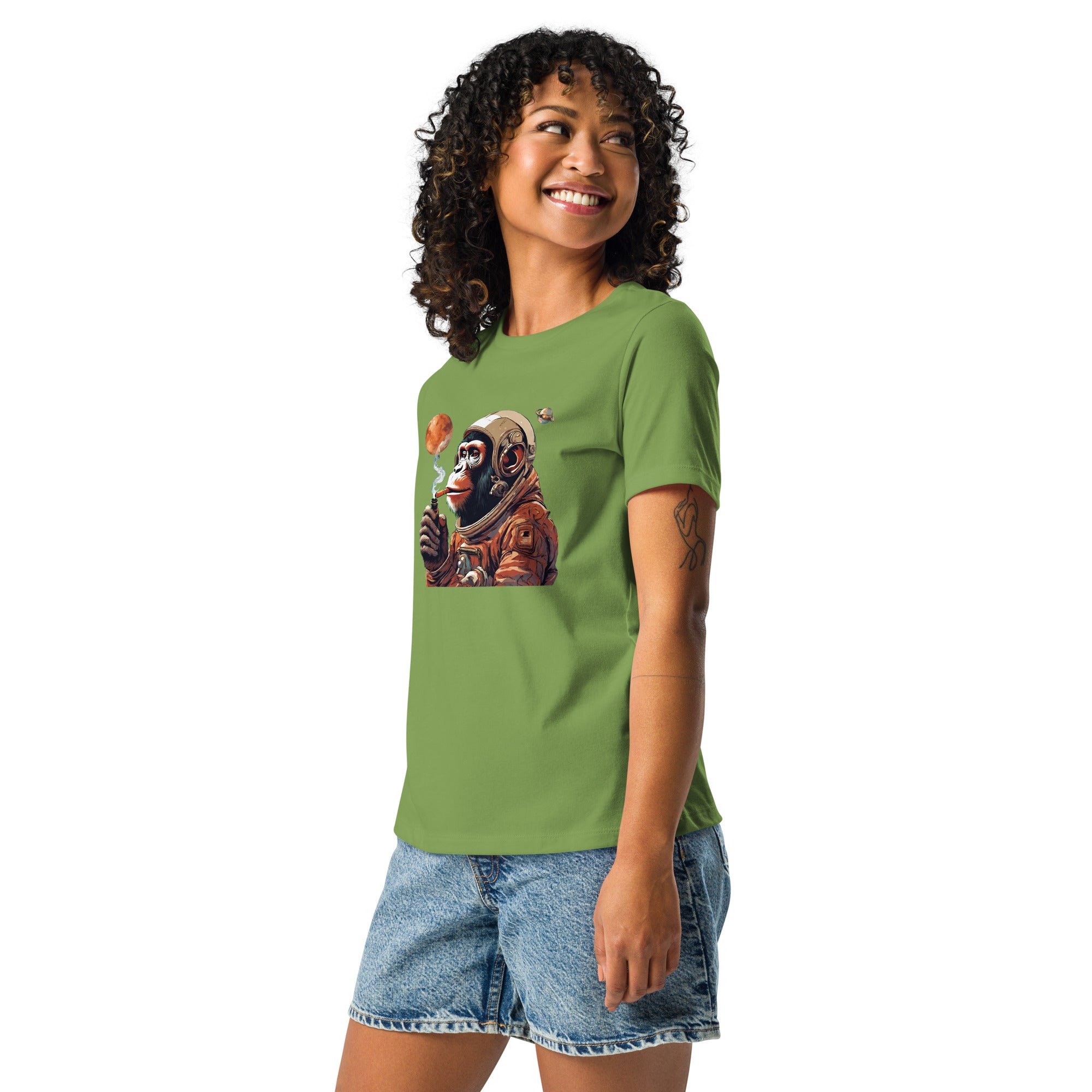 Ape Astronaut Women's Relaxed T-Shirt