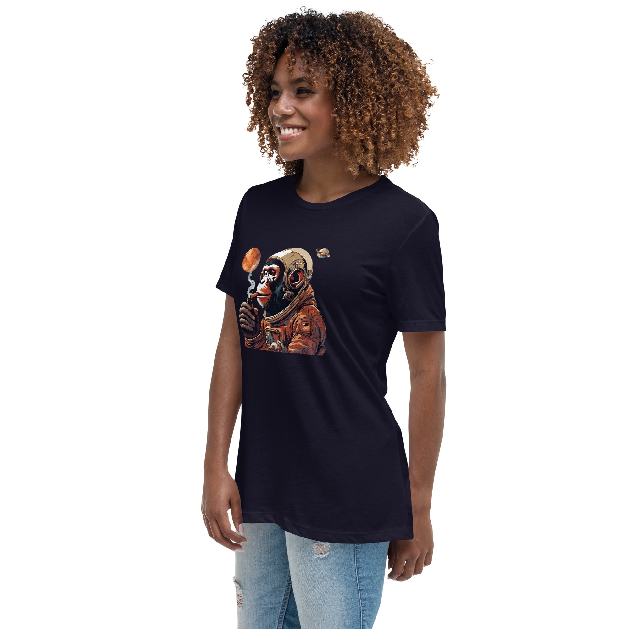 Ape Astronaut Women's Relaxed T-Shirt