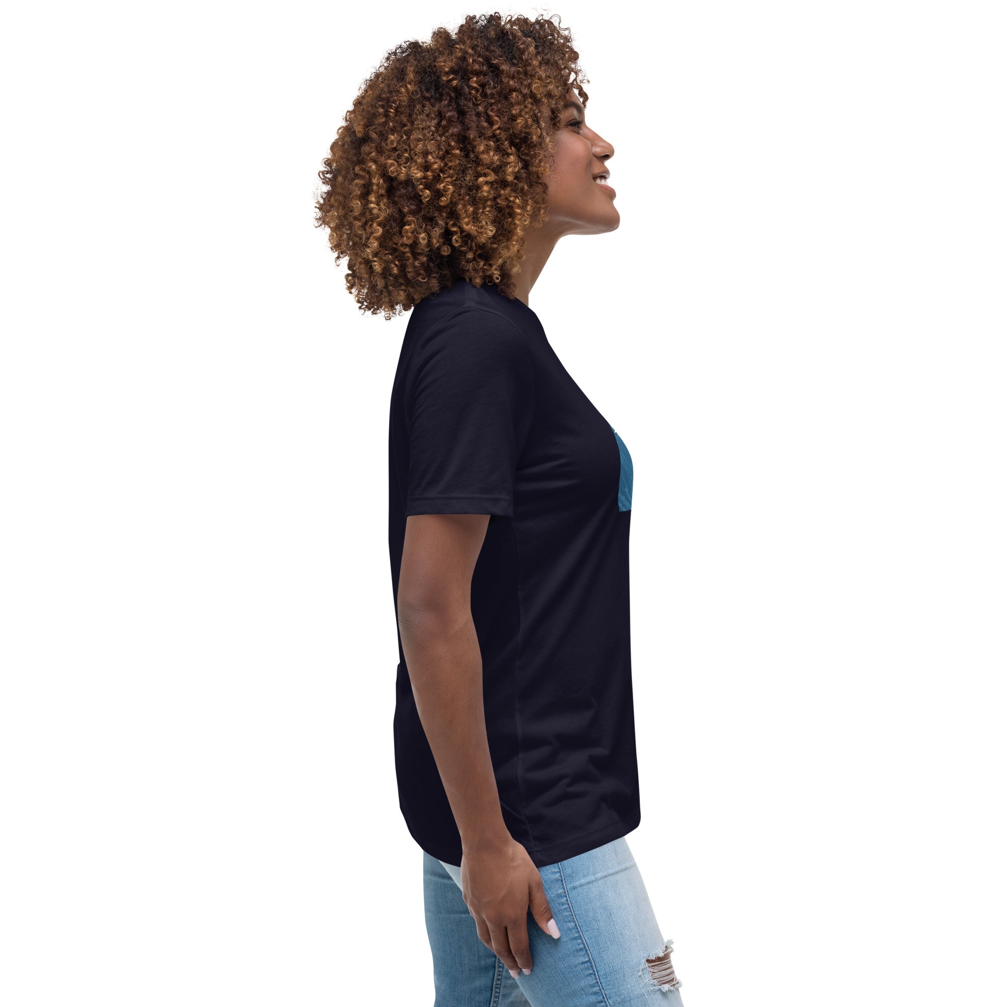 Surfing Skeleton Women's Relaxed T-Shirt