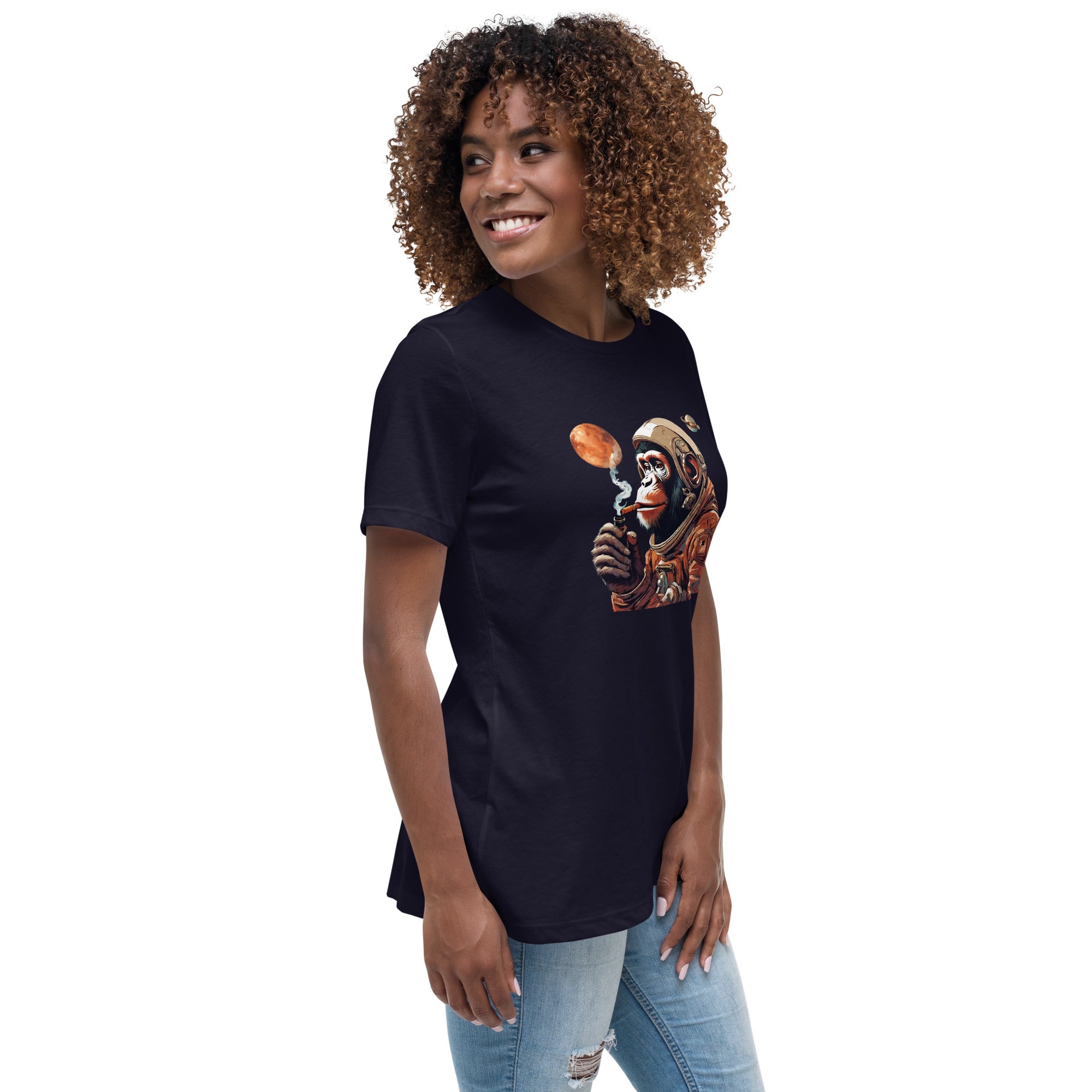 Ape Astronaut Women's Relaxed T-Shirt