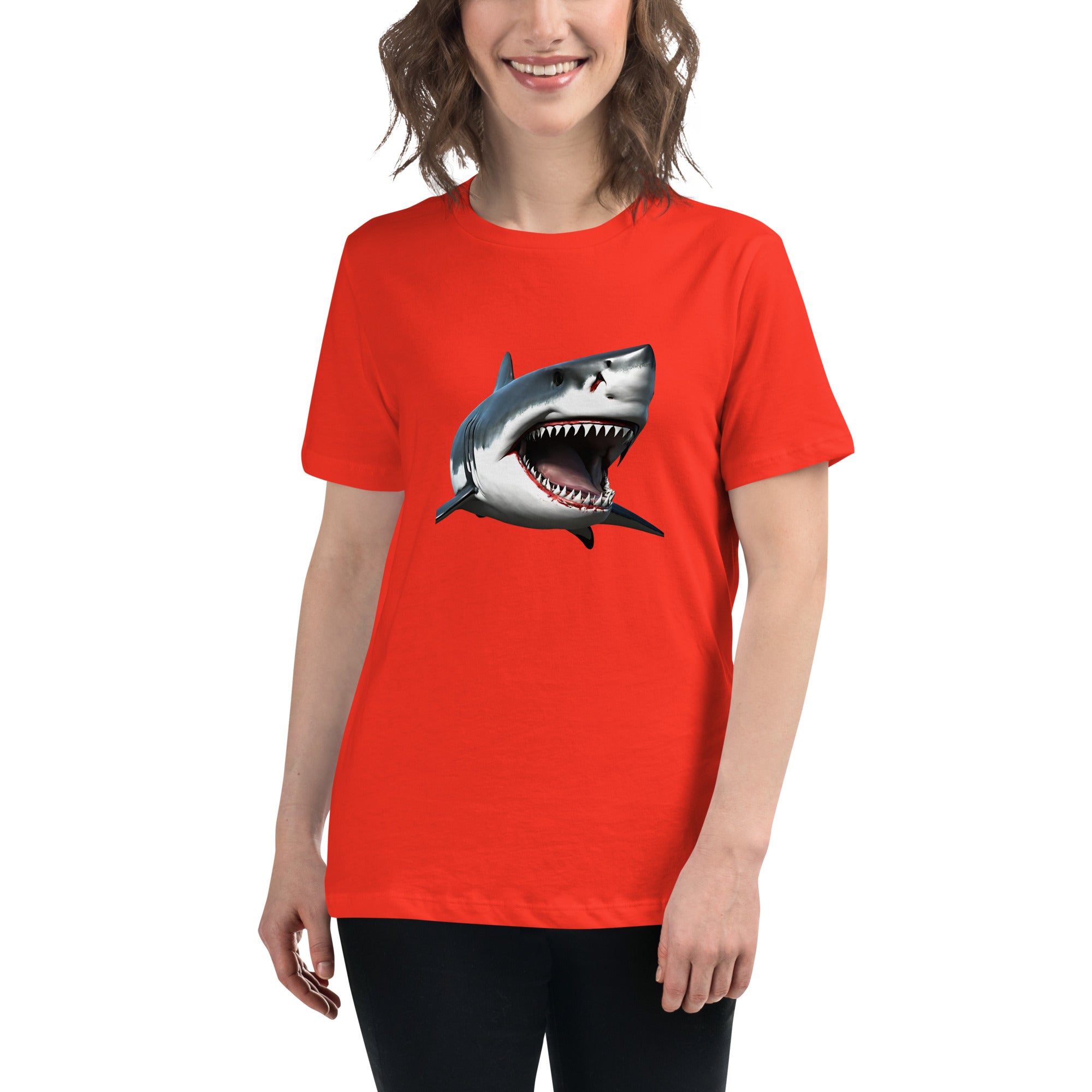 Great White Bite Women's Relaxed T-Shirt