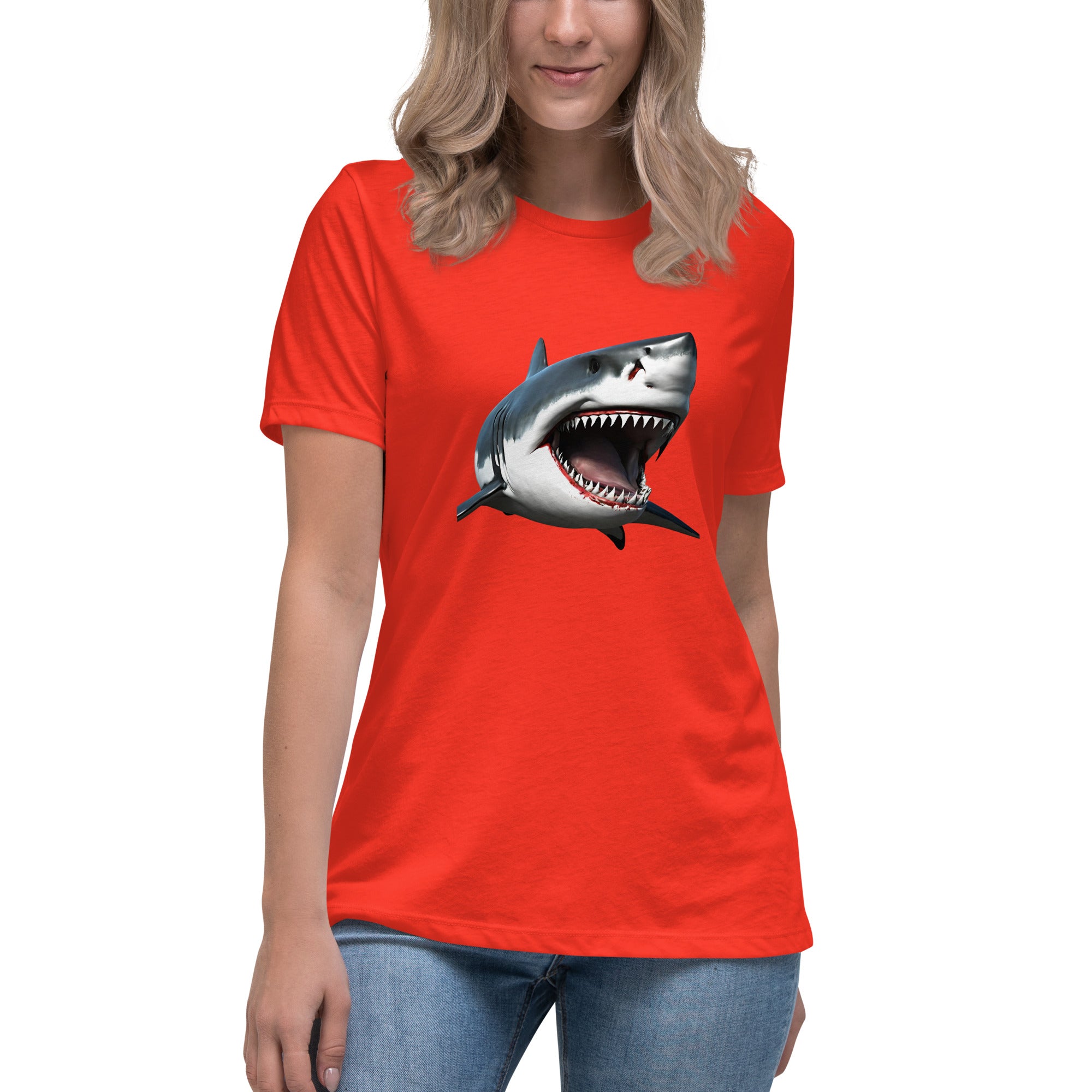 Great White Bite Women's Relaxed T-Shirt