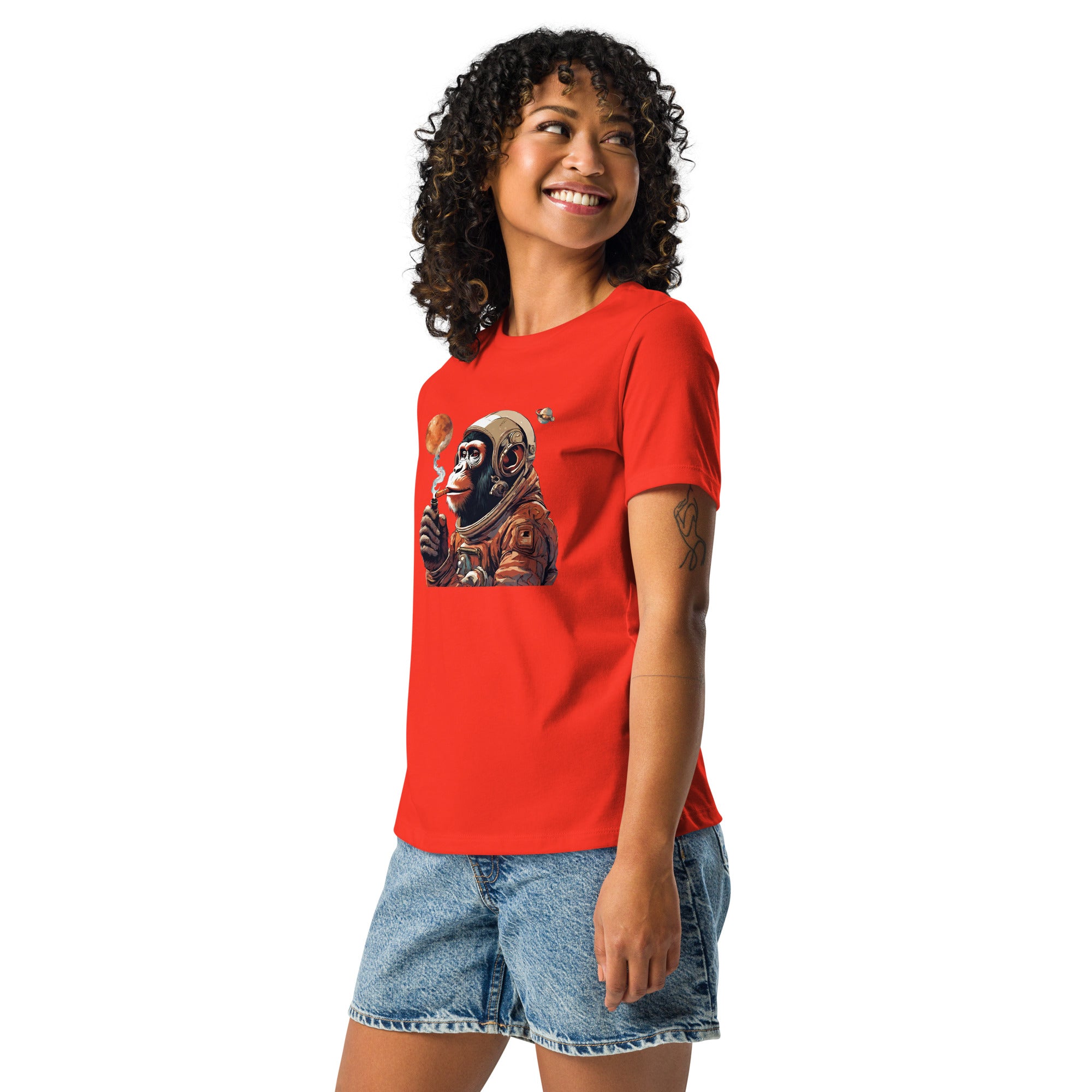 Ape Astronaut Women's Relaxed T-Shirt