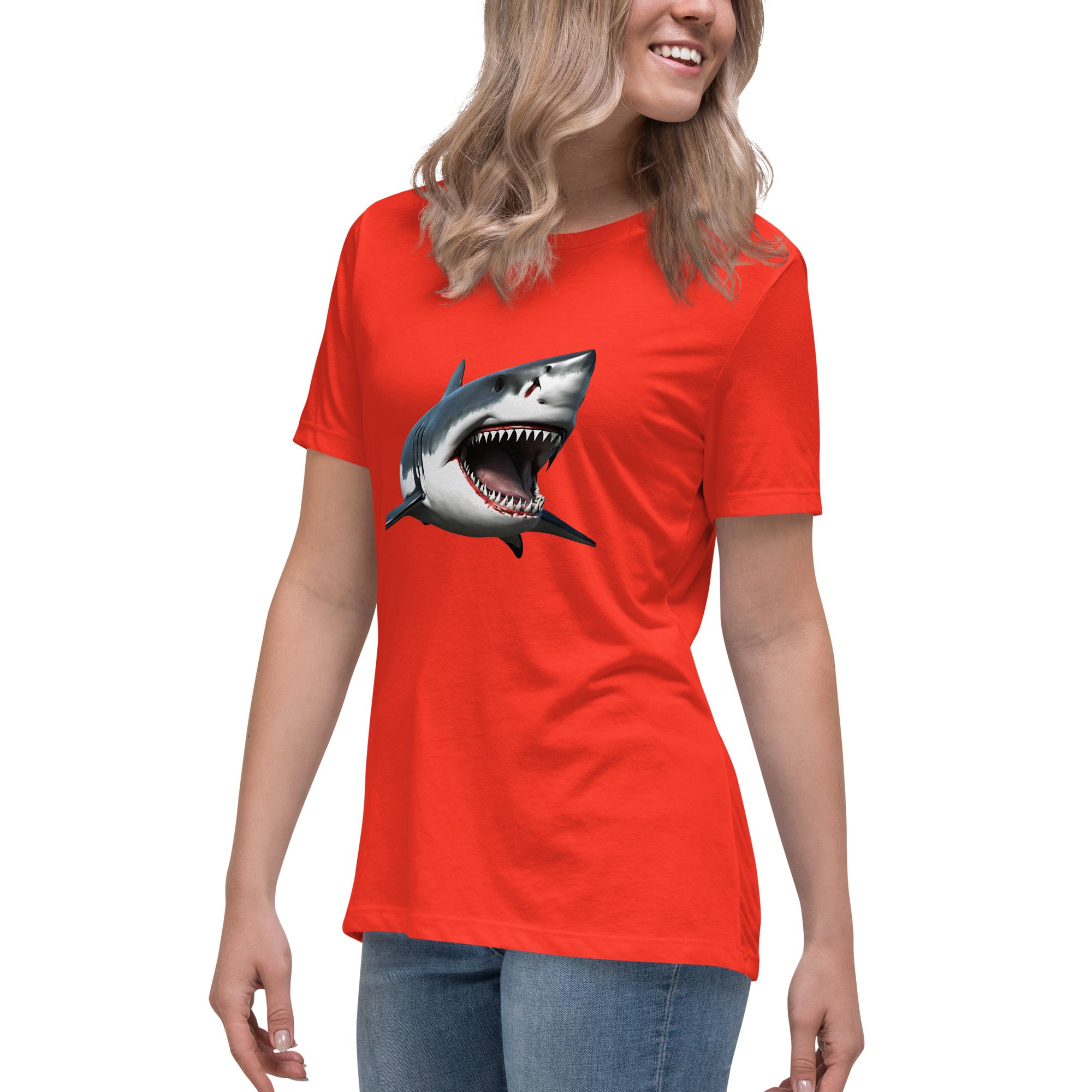 Great White Bite Women's Relaxed T-Shirt