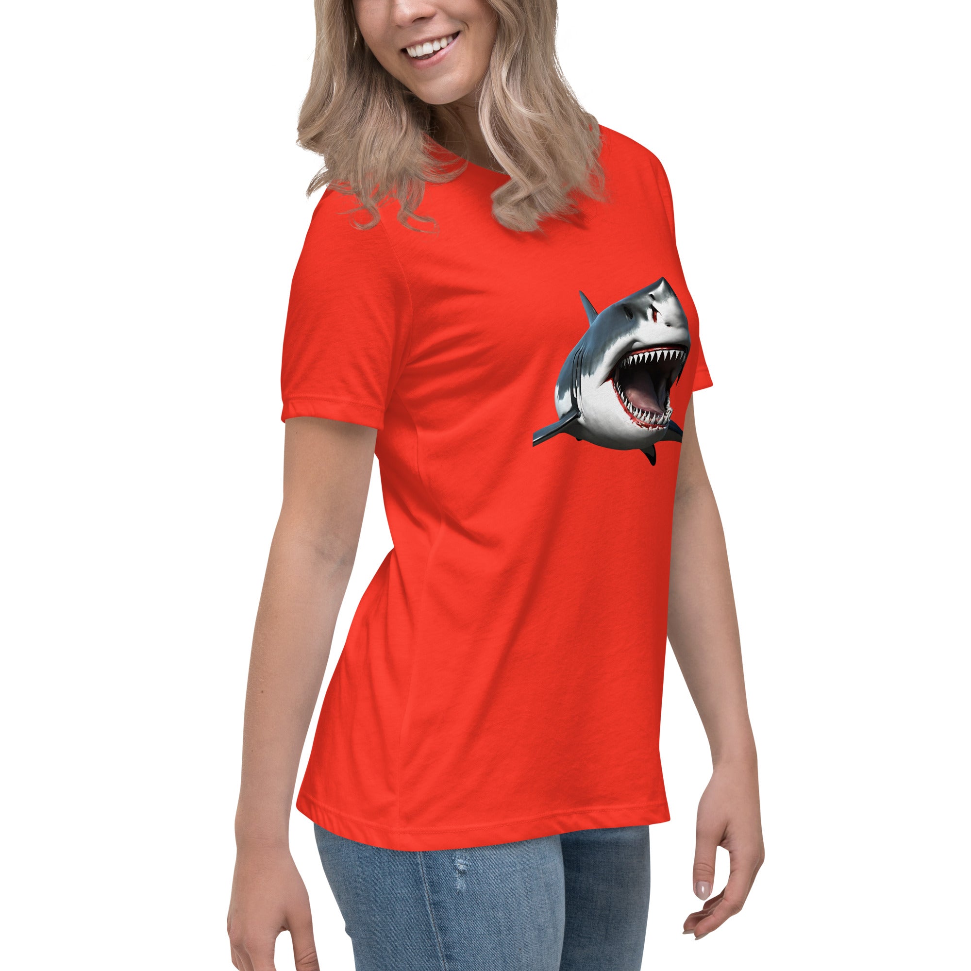 Great White Bite Women's Relaxed T-Shirt