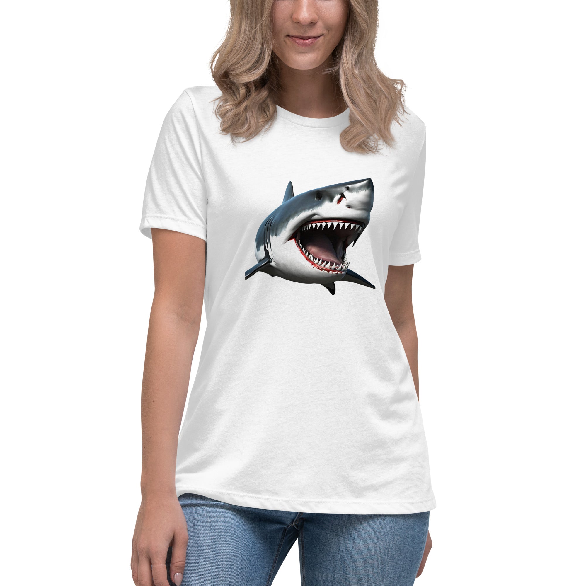 Great White Bite Women's Relaxed T-Shirt