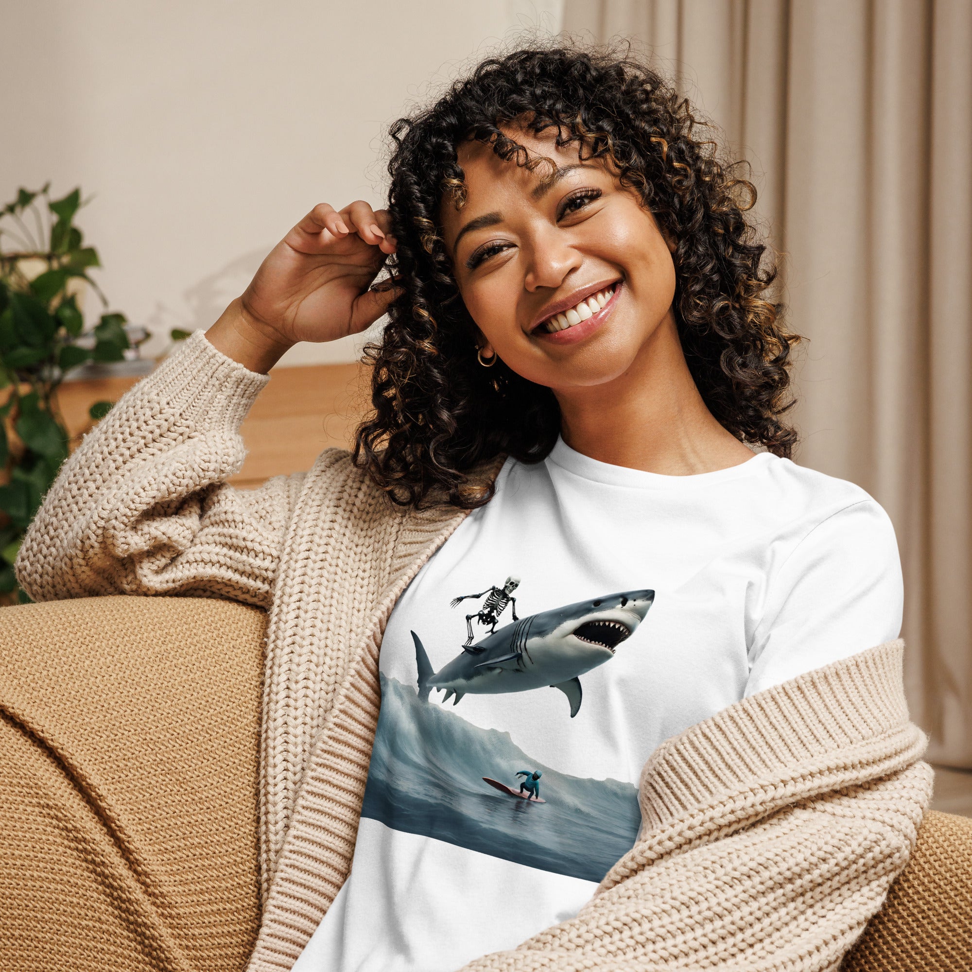 Shark Shredder Women's Relaxed T-Shirt