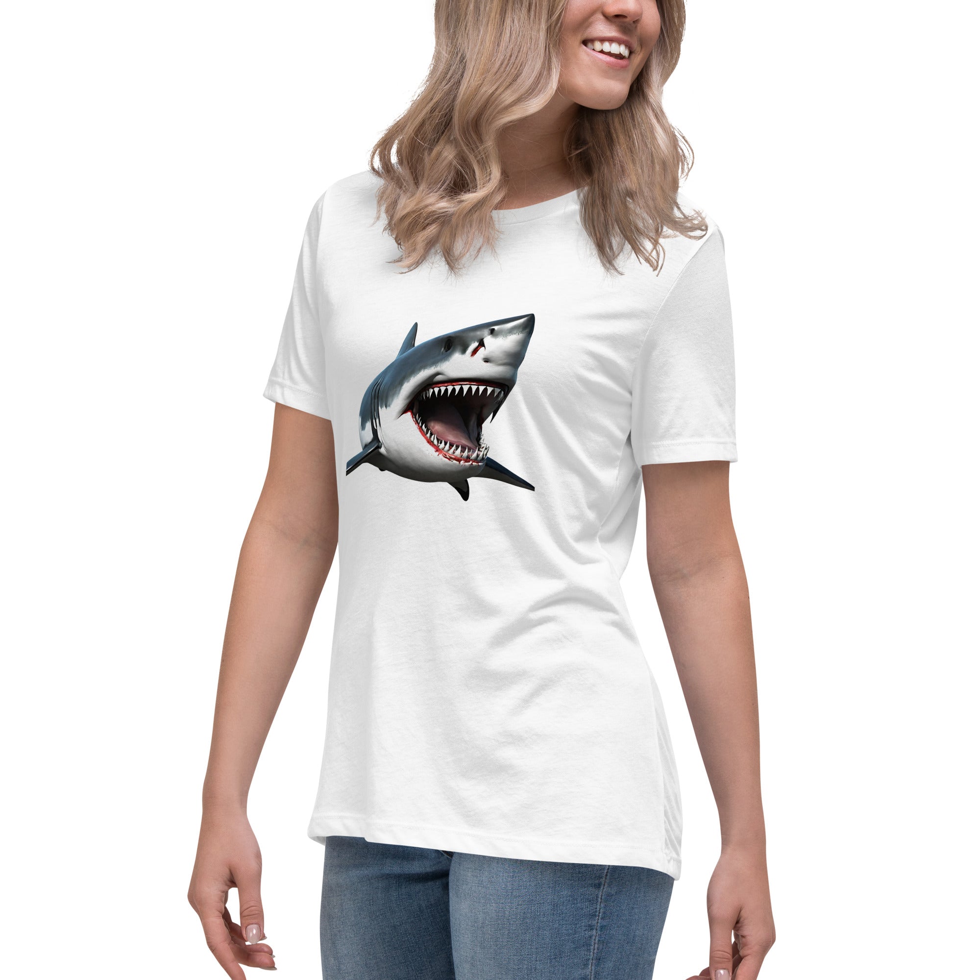 Great White Bite Women's Relaxed T-Shirt