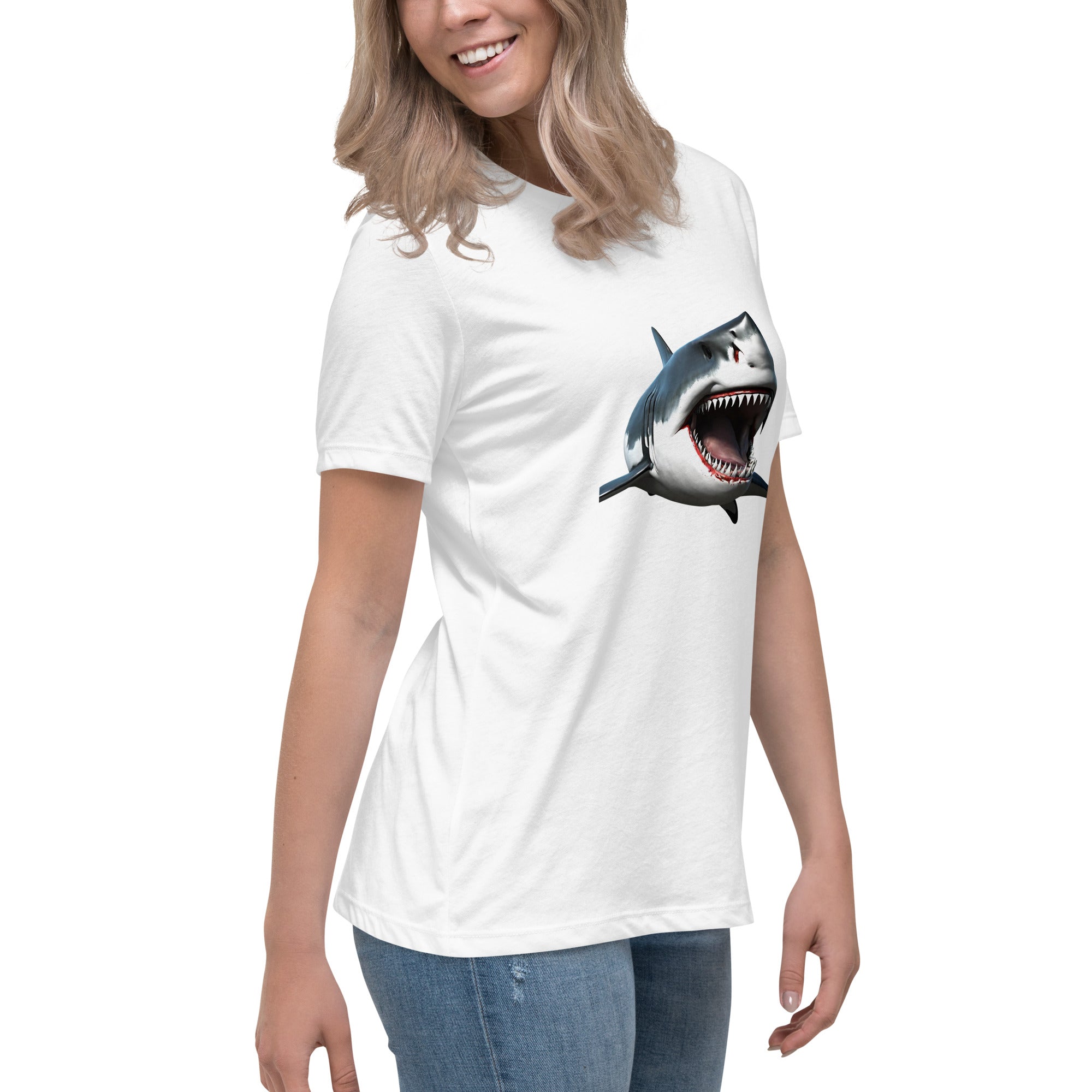 Great White Bite Women's Relaxed T-Shirt