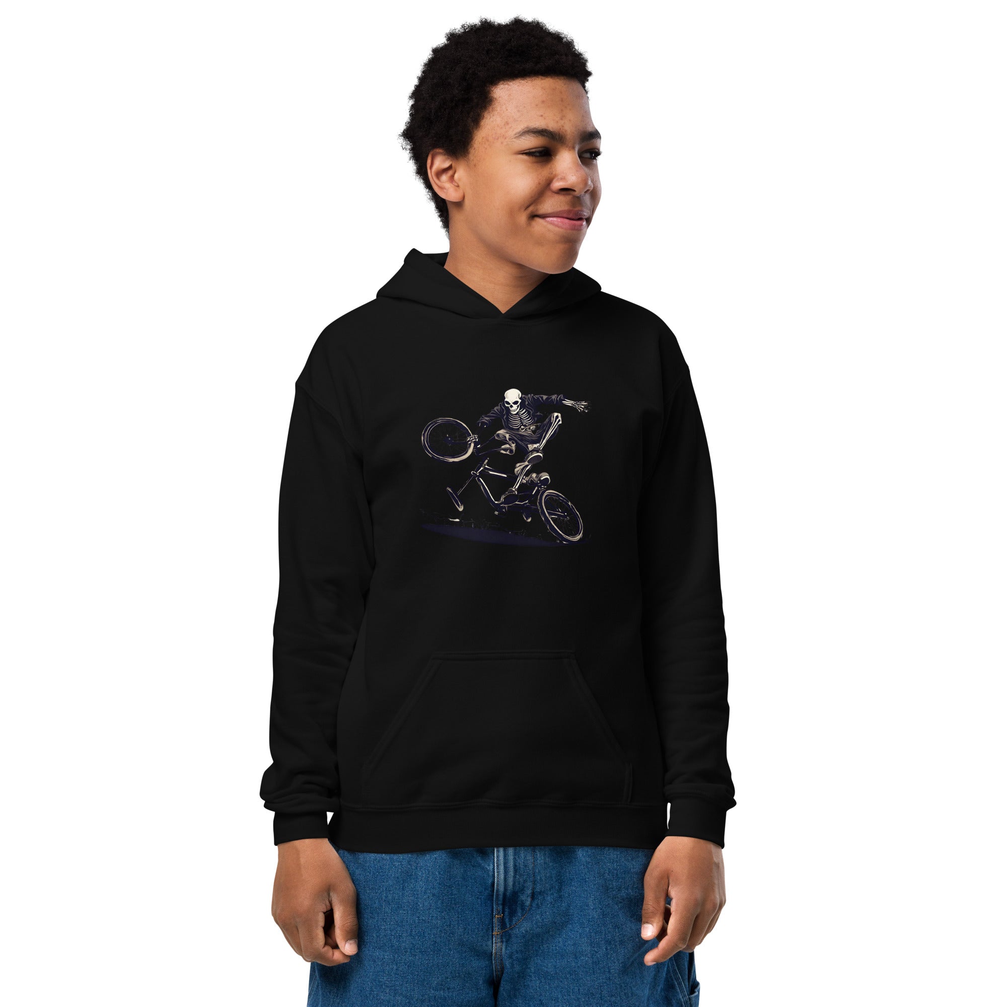 Till the Wheels Fall Off Youth Heavy Blend Hoodie