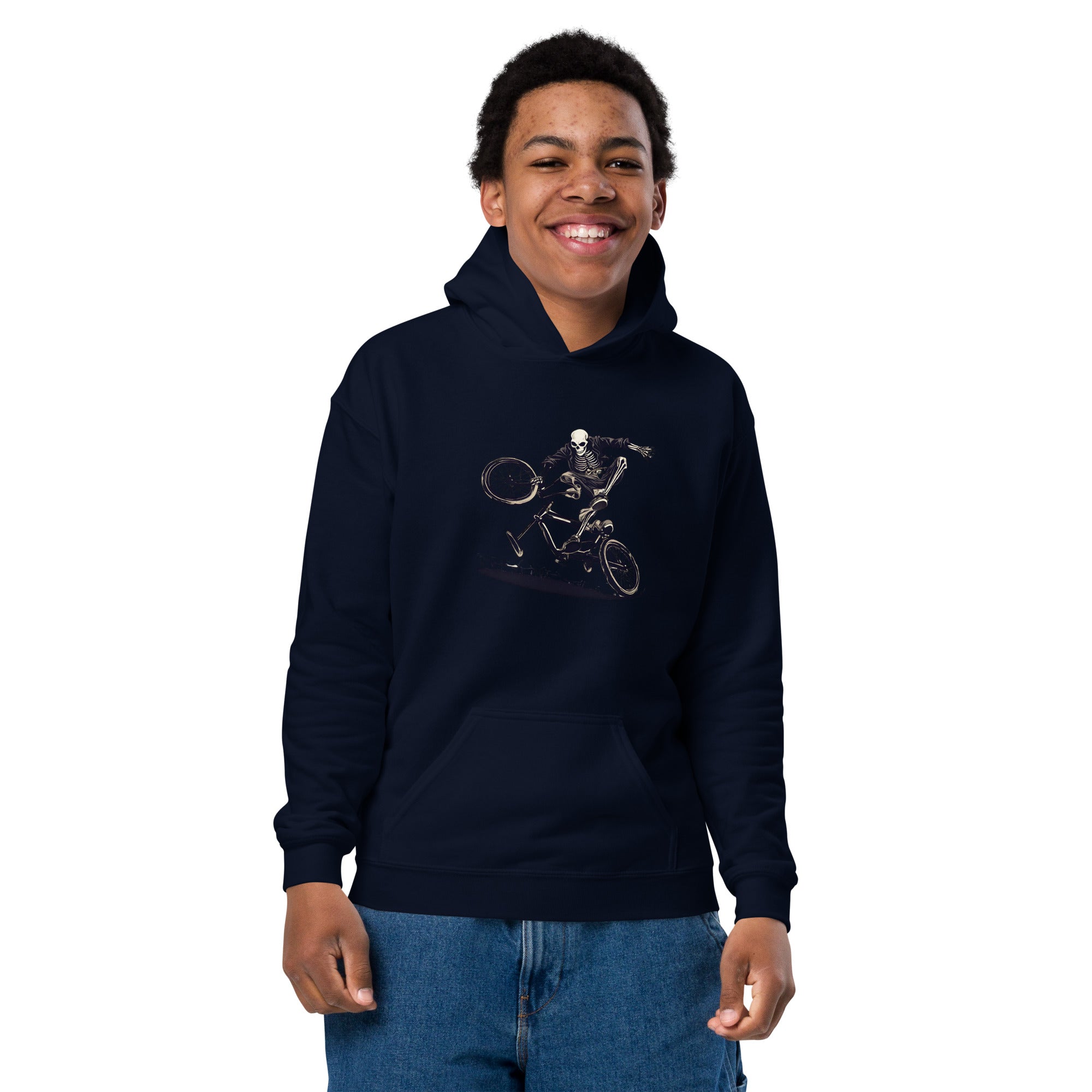 Till the Wheels Fall Off Youth Heavy Blend Hoodie