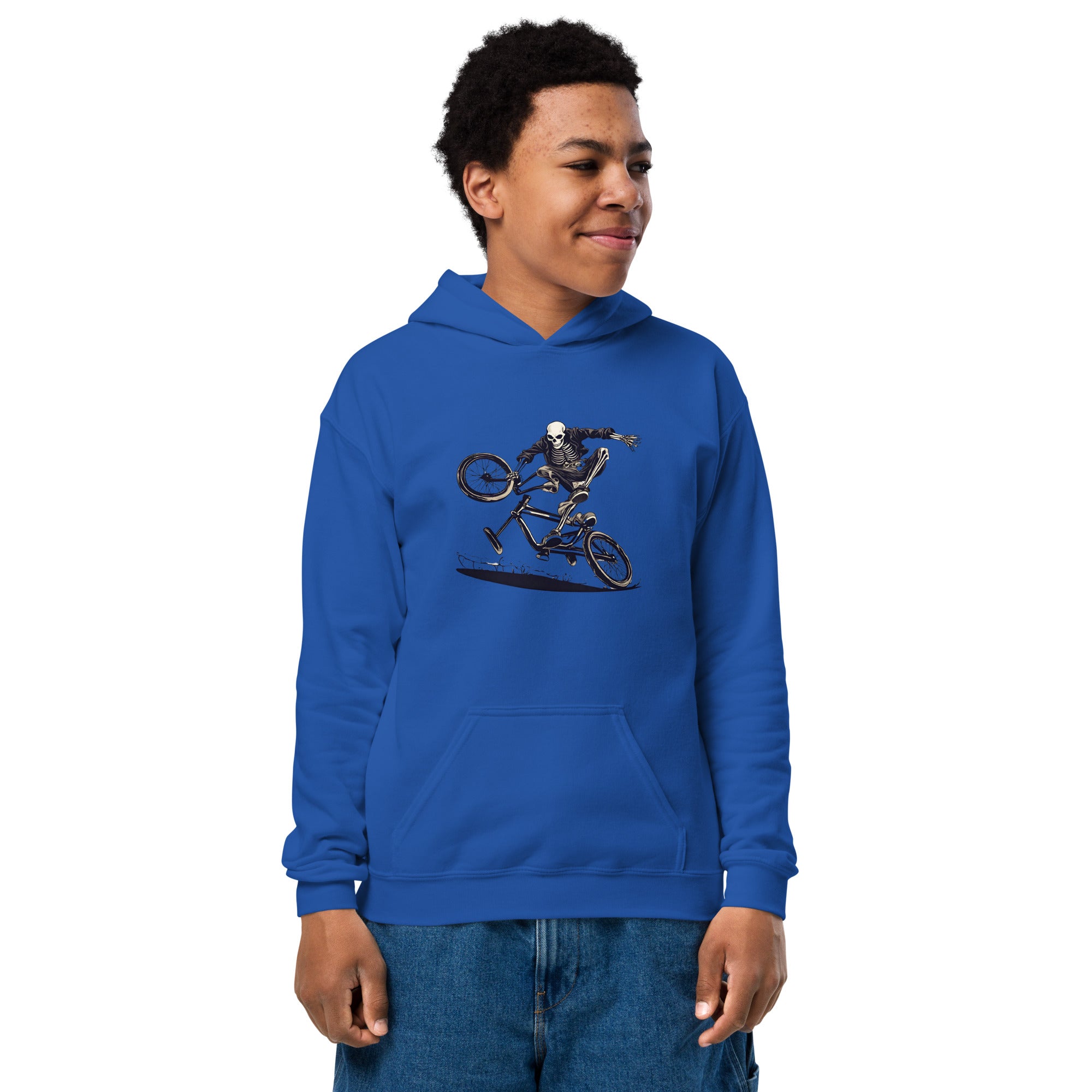 Till the Wheels Fall Off Youth Heavy Blend Hoodie